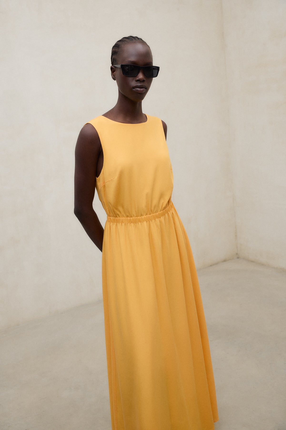 ORANGE VITTORIA DRESS