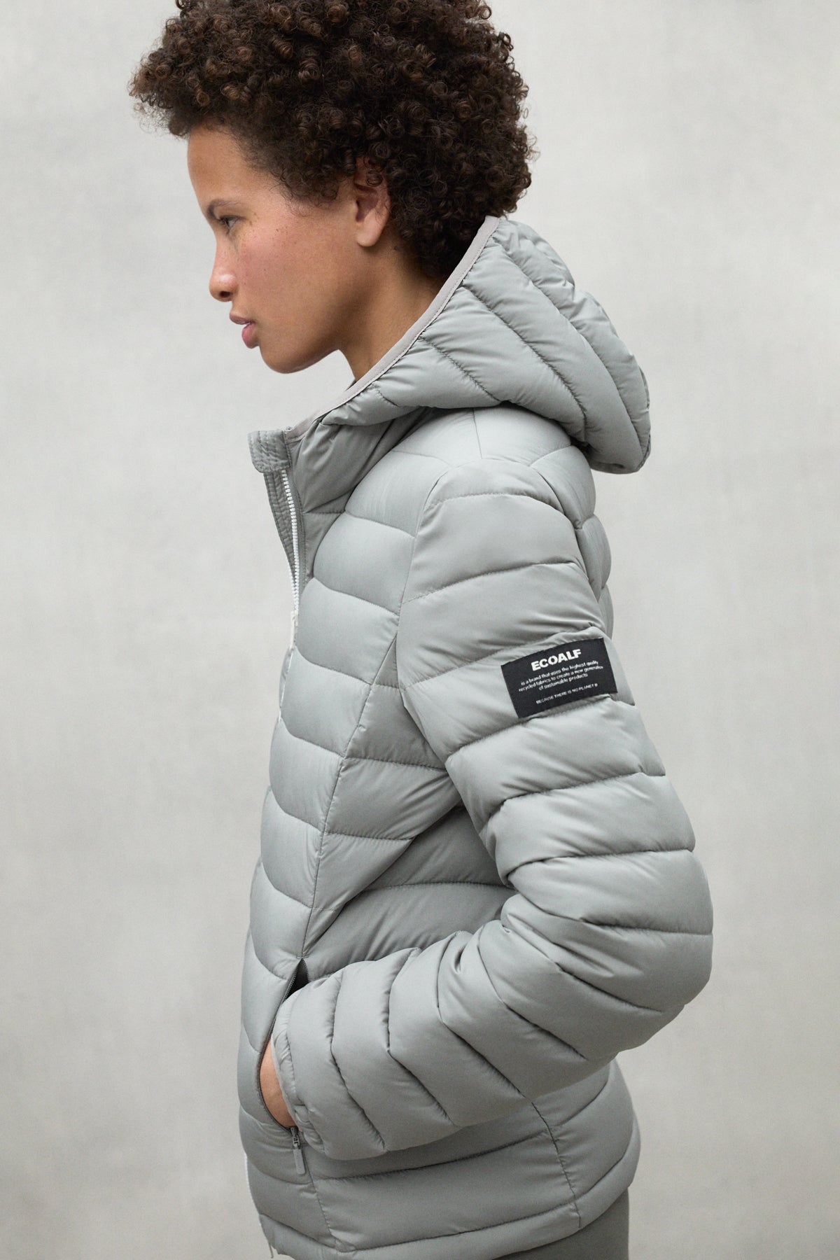 CHAQUETA ATLANTIC GRIS CLARO