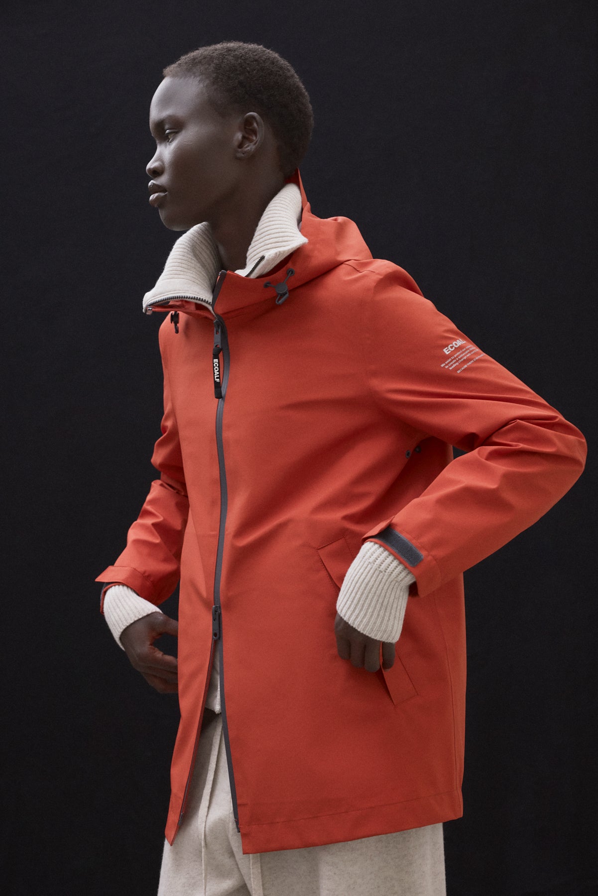 VESTE DILUVIO ORANGE