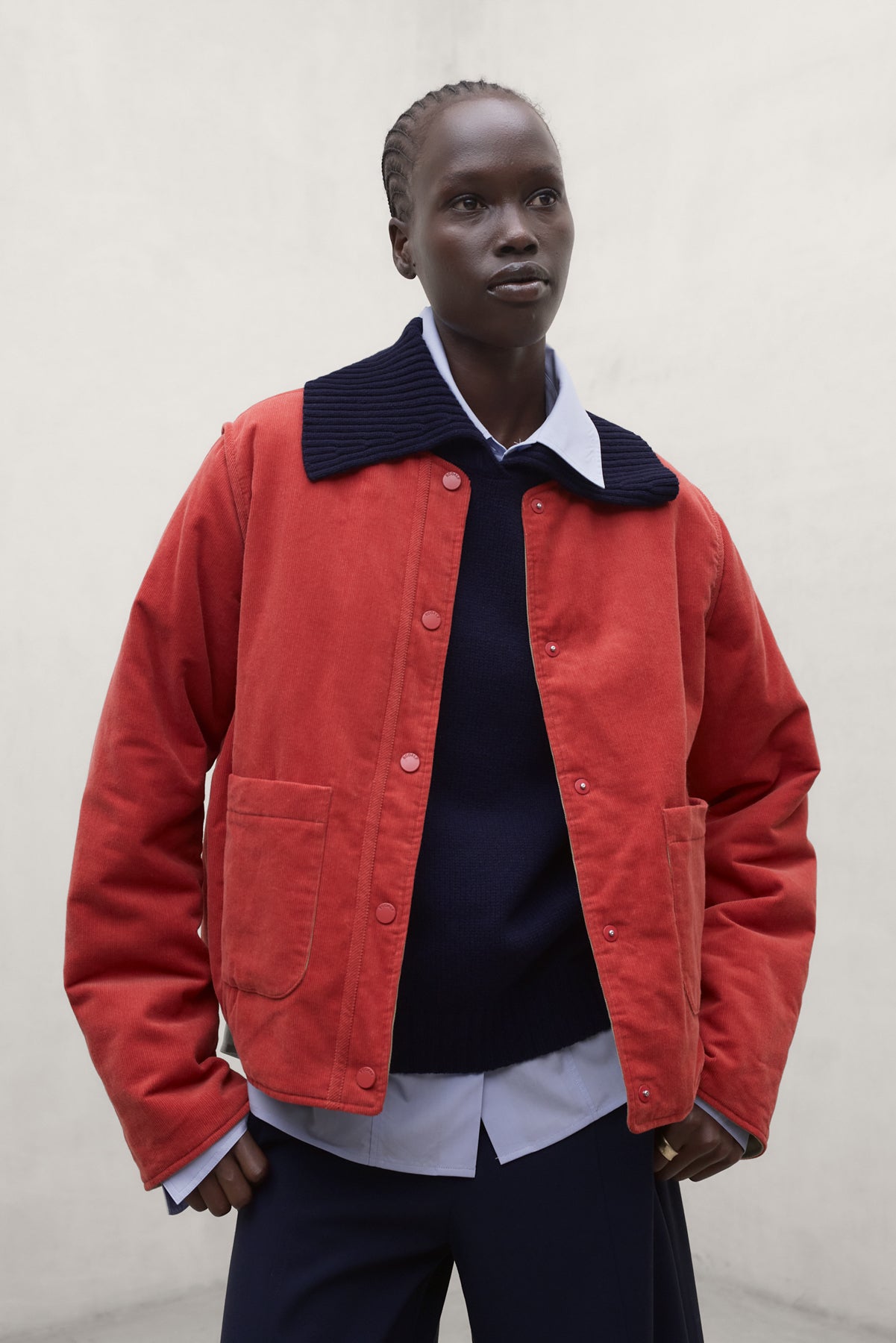 VESTE GABRIELA RÉVERSIBLE ORANGE