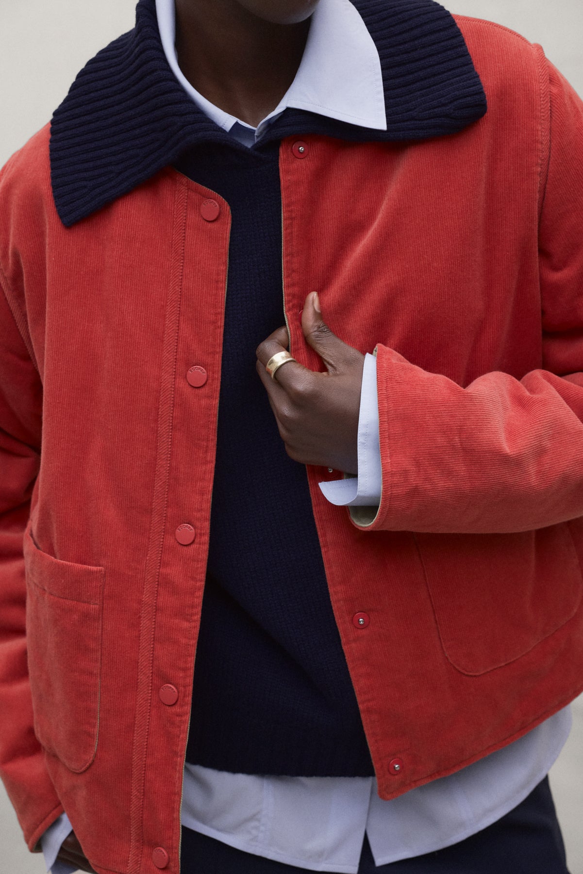 VESTE GABRIELA RÉVERSIBLE ORANGE