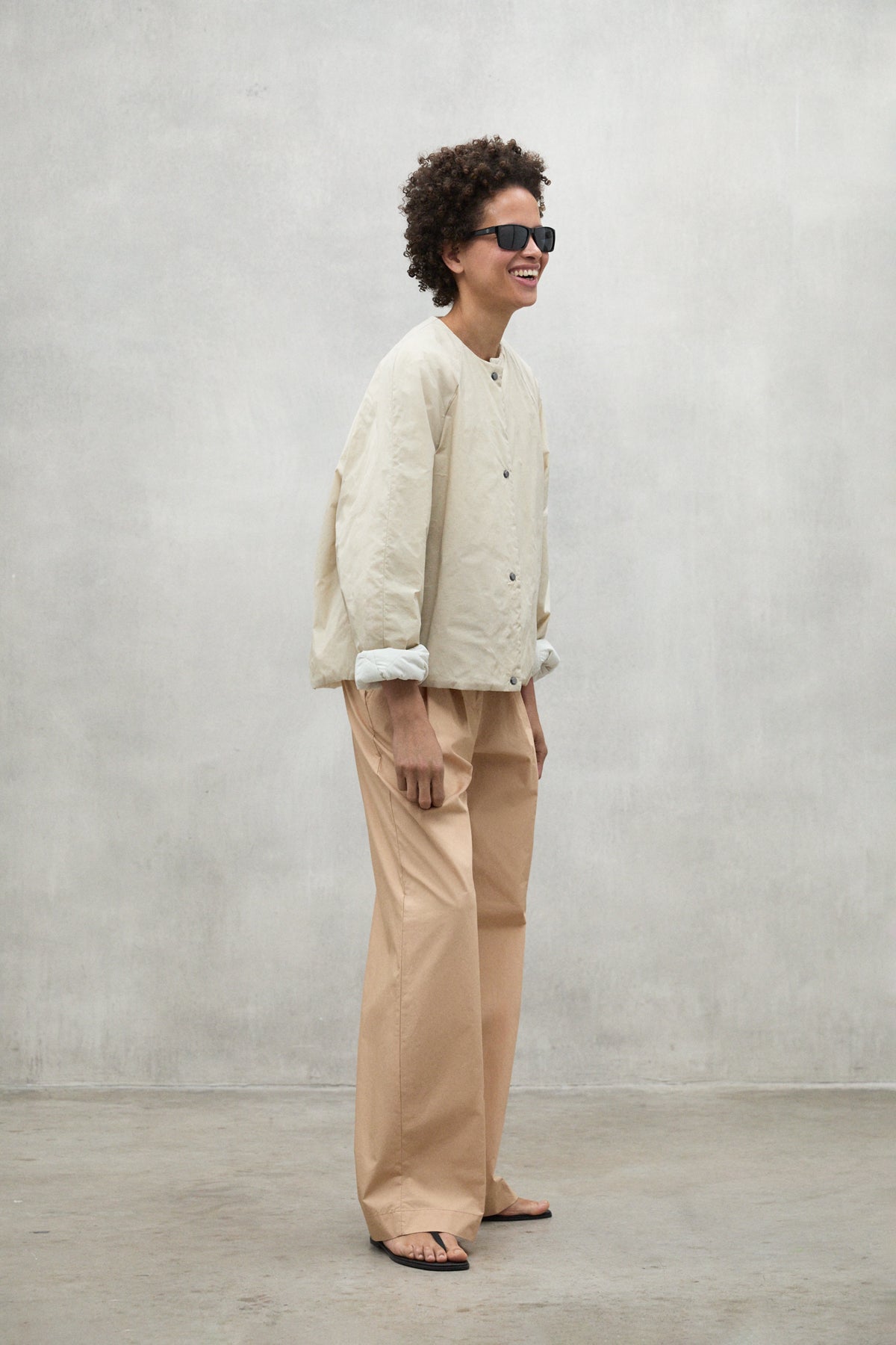 BEIGE REVERSIBLE JACKET GAVEA 