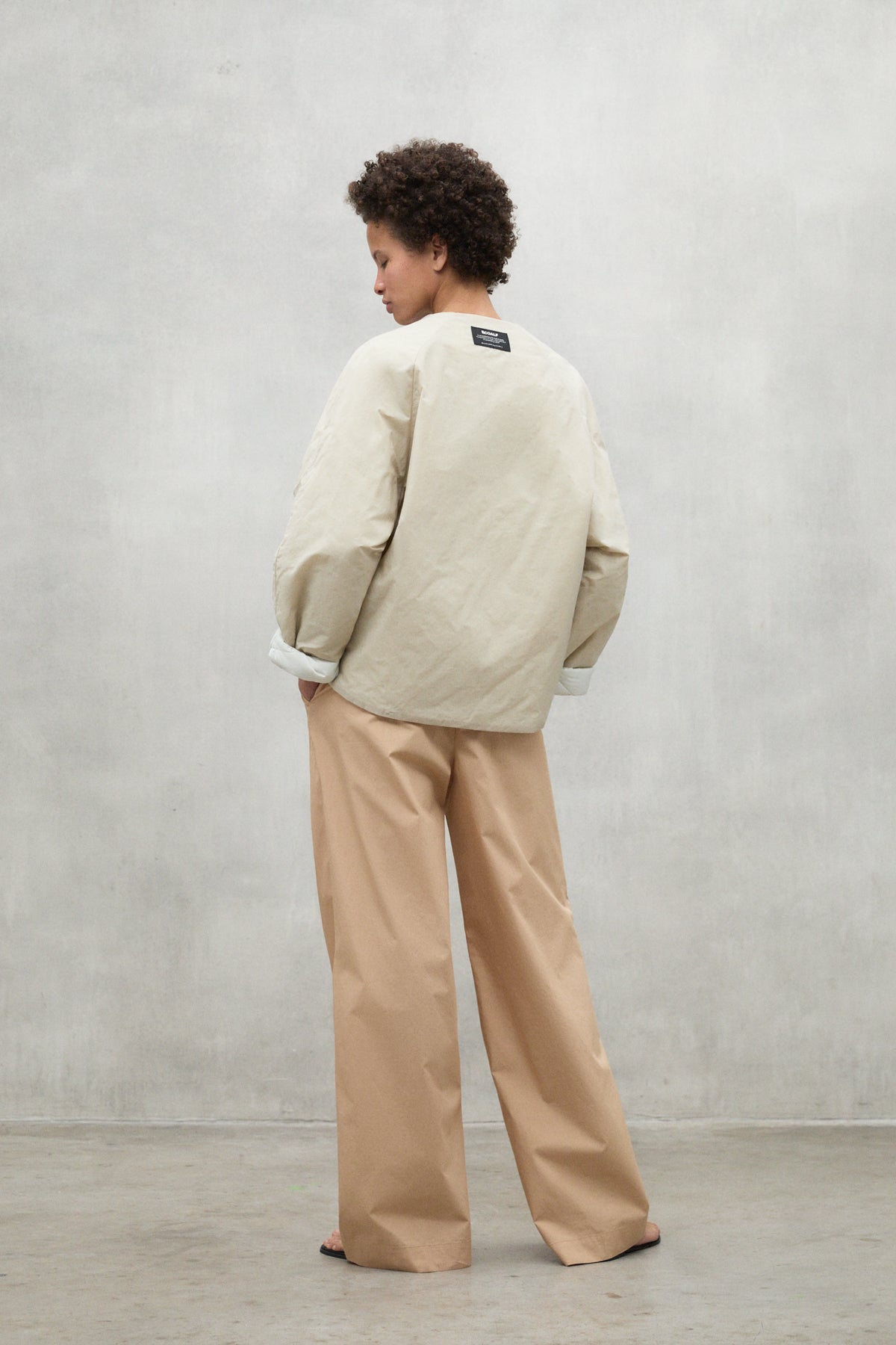 BEIGE REVERSIBLE JACKET GAVEA 