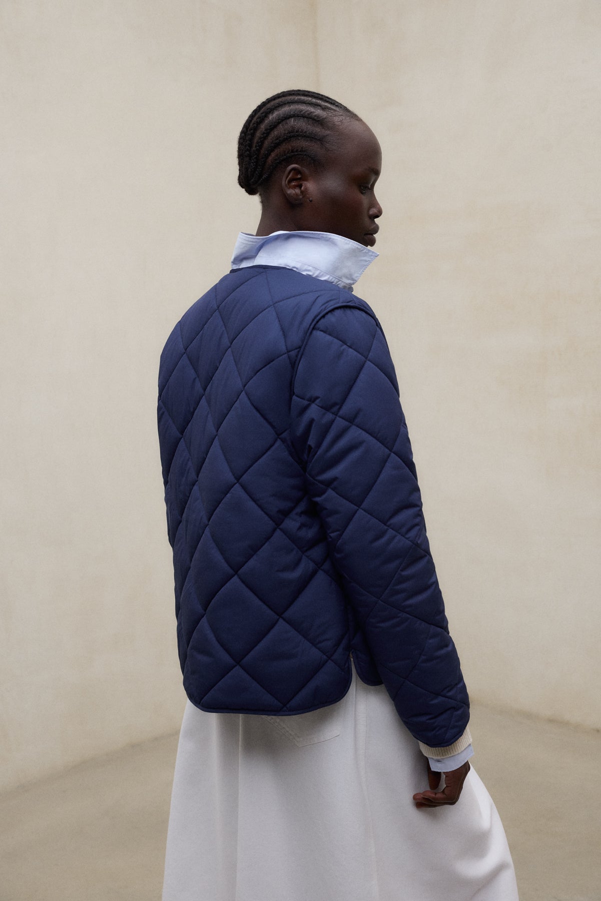 CHAQUETA MUSA RHOMB AZUL MARINO