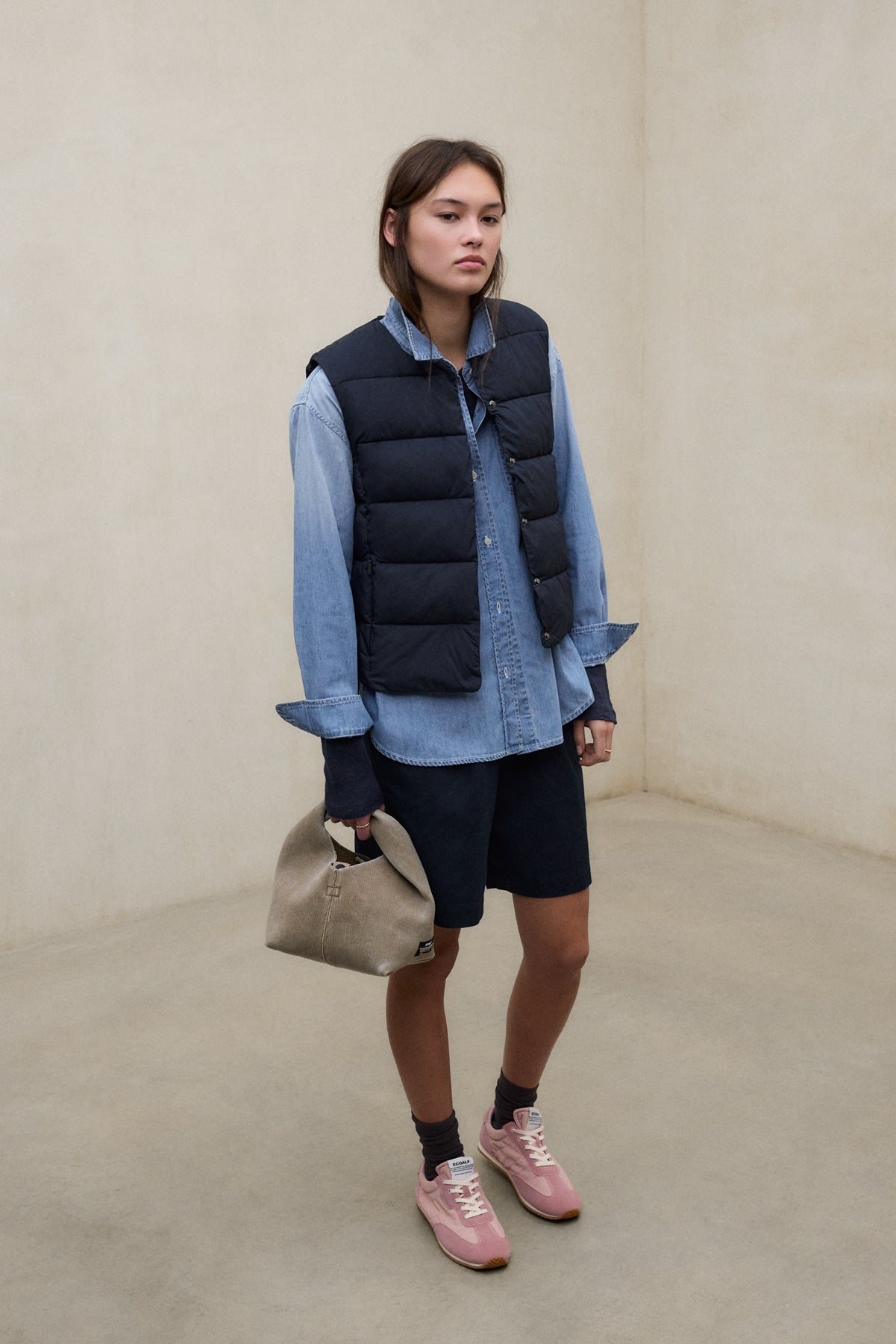 GILET SANS MANCHES OLIMPO BLEU MARINE