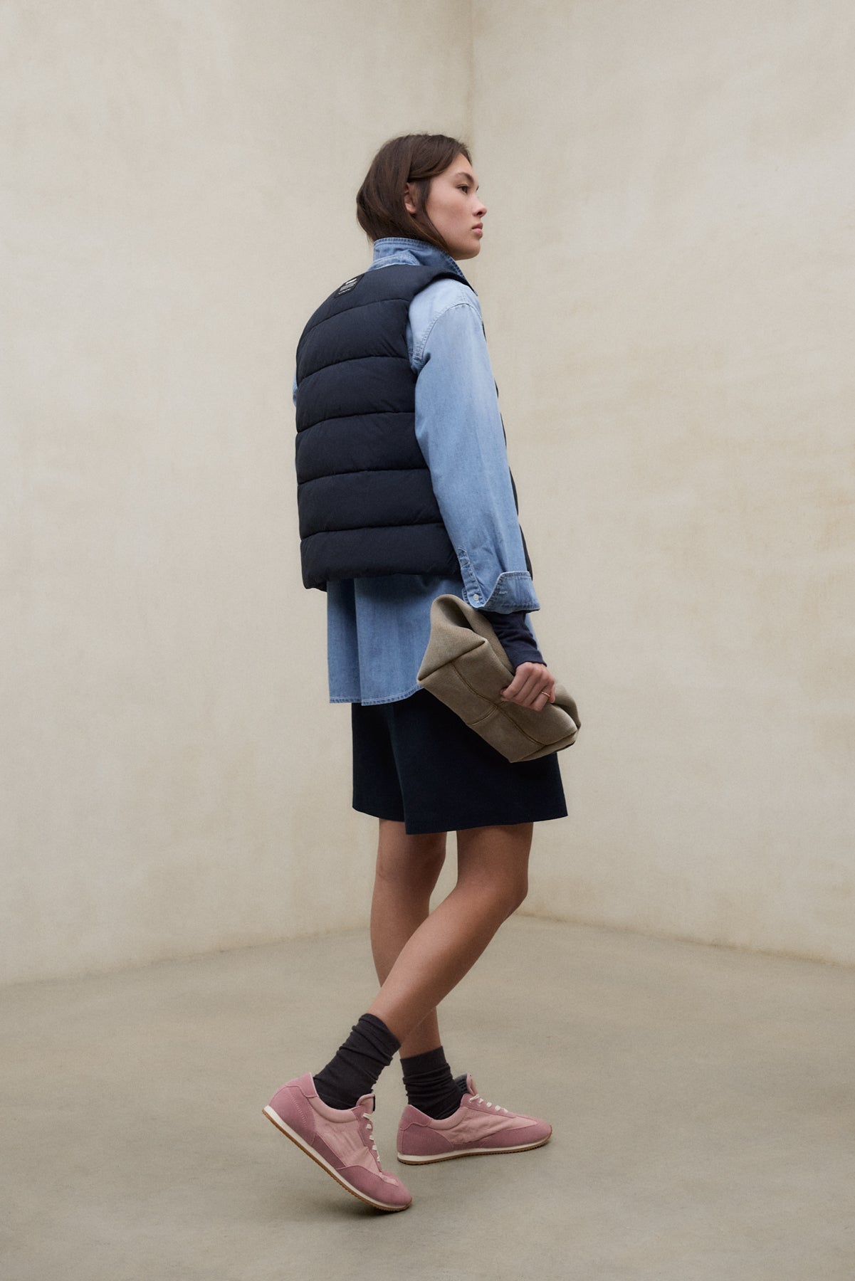 GILET SANS MANCHES OLIMPO BLEU MARINE