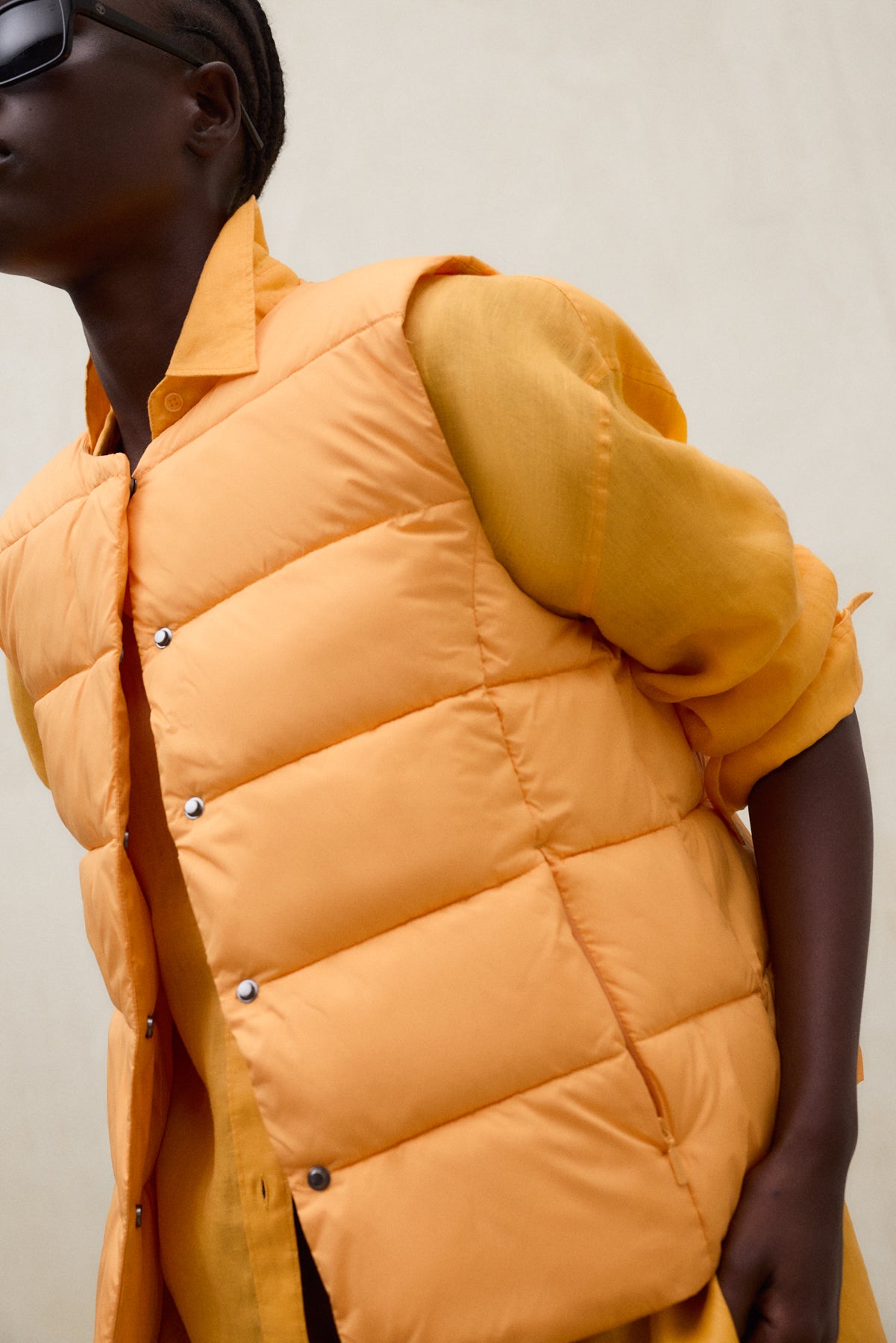 CHALECO OLIMPO NARANJA
