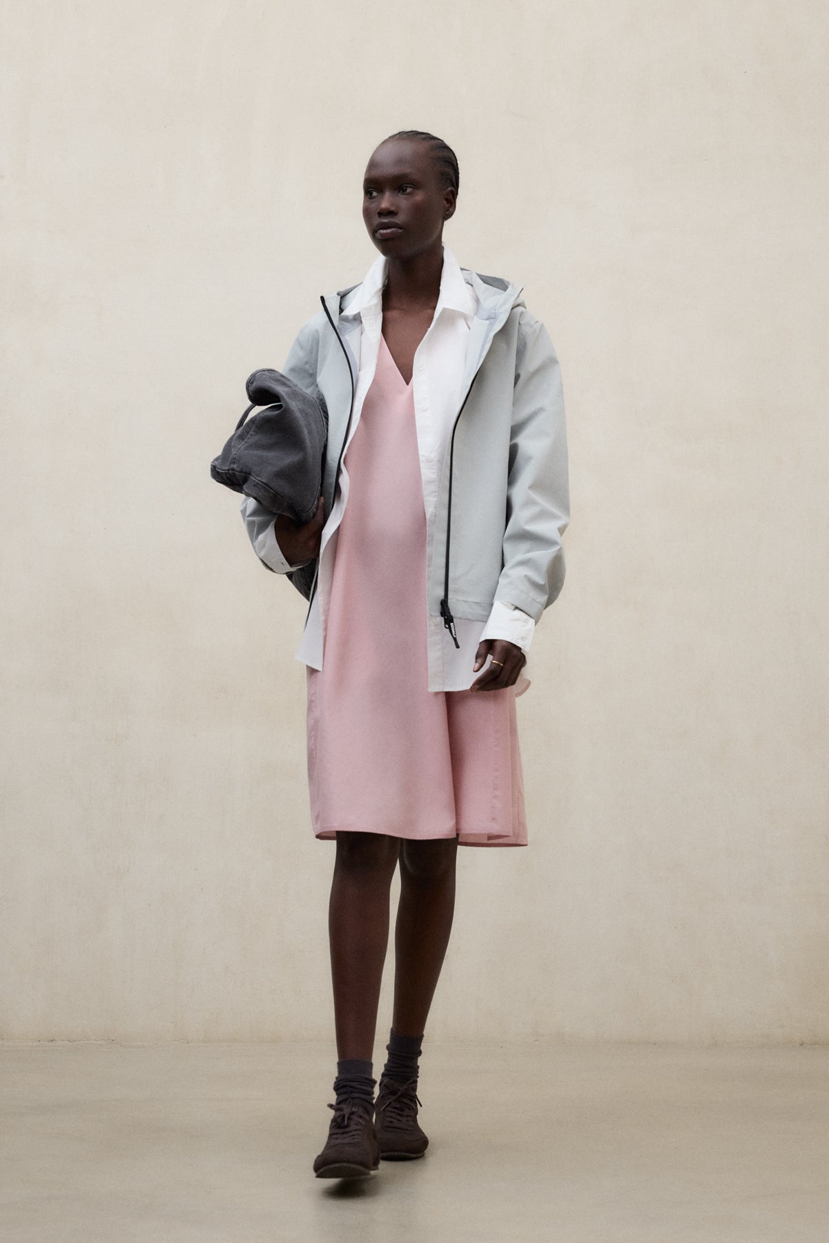 VESTE VENIS GRIS CLAIR
