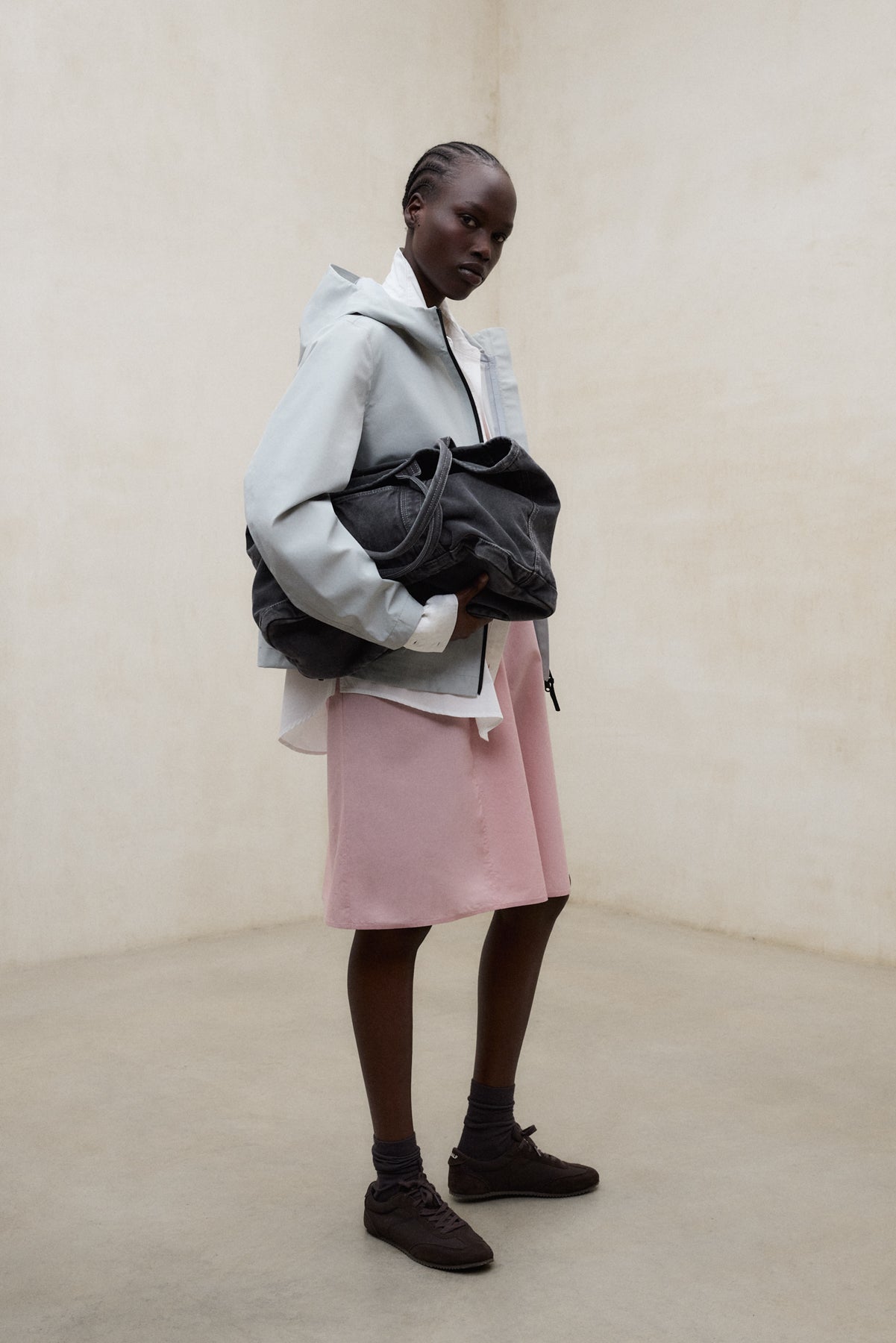 VESTE VENIS GRIS CLAIR