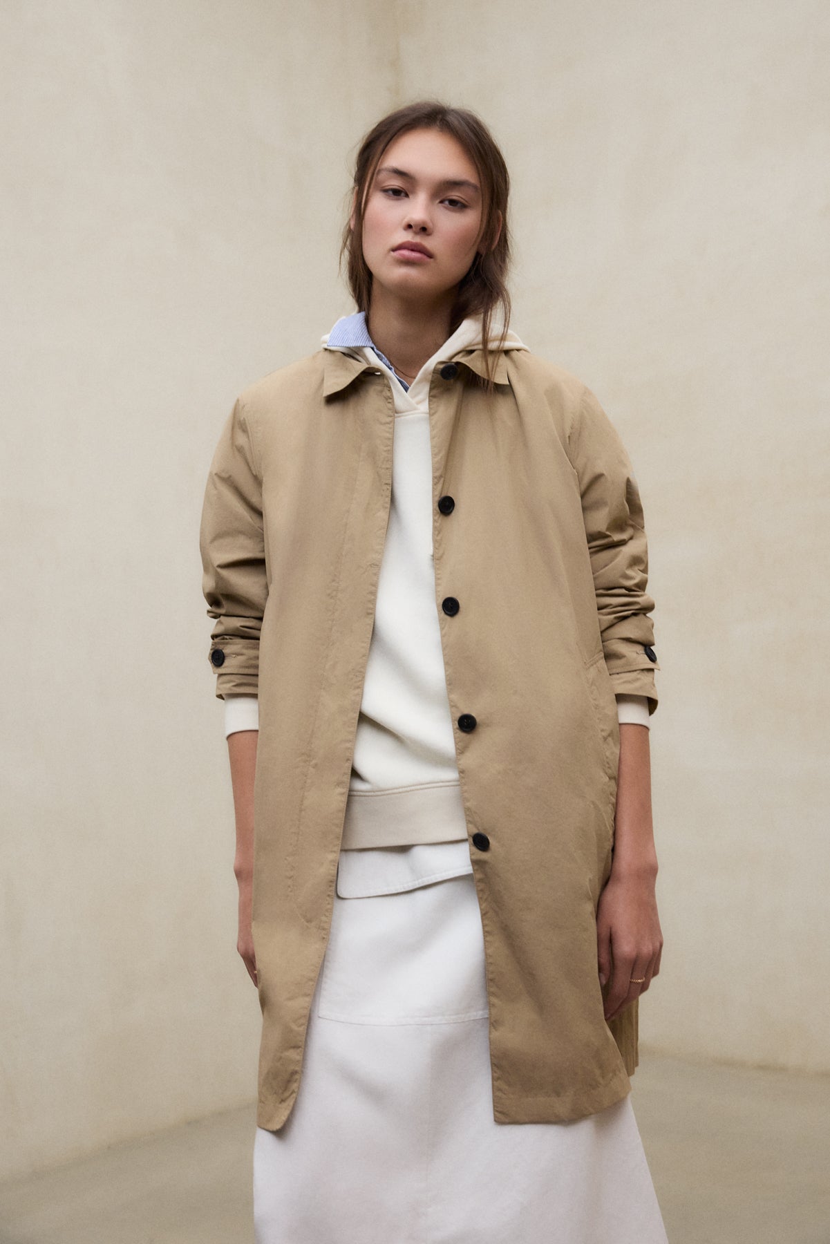 TRENCH-COAT PACKABLE VERNE BEIGE
