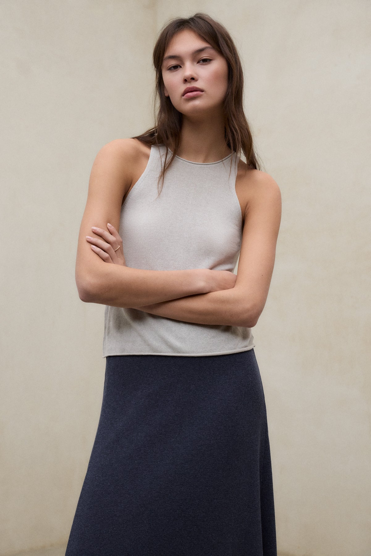BEIGE CEIBA SWEATER