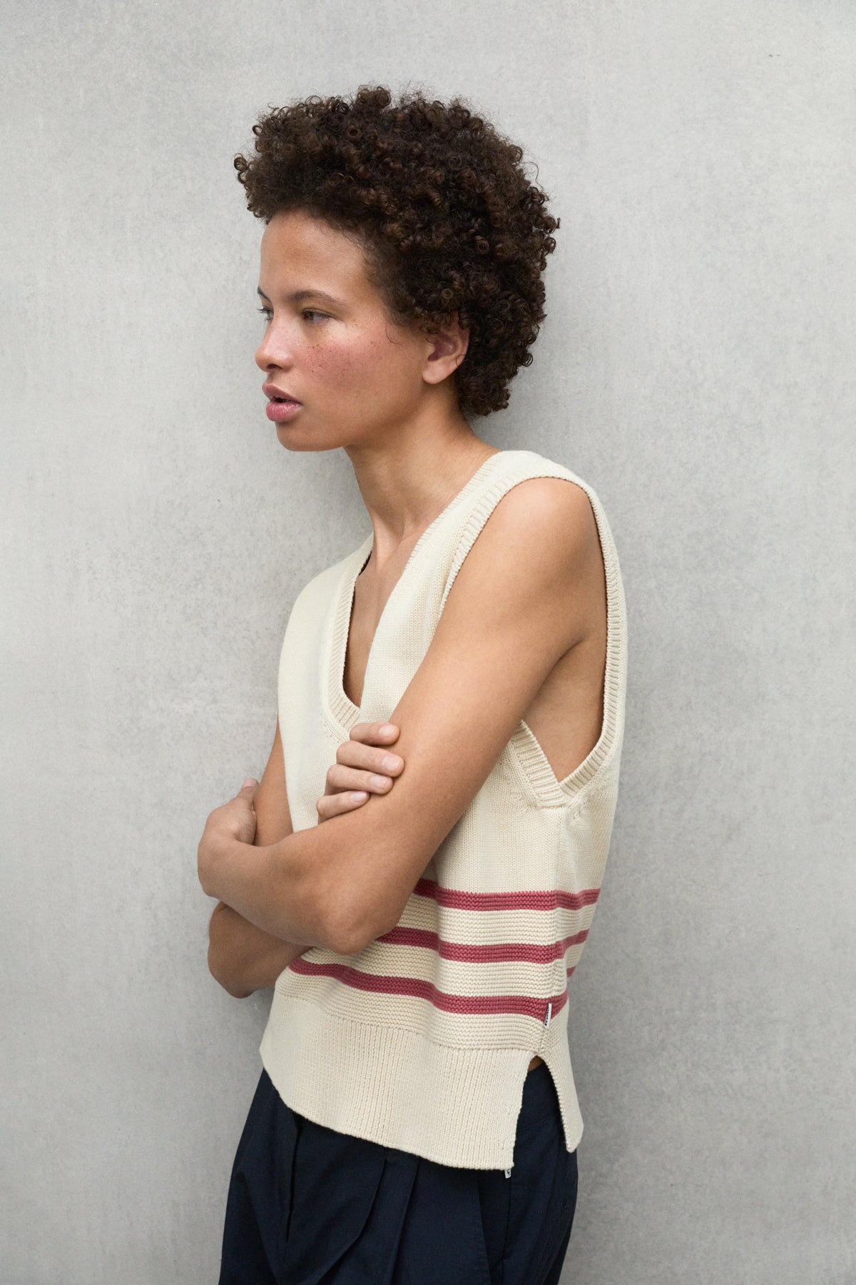 PULLOVER KENTIA HELLGRAU