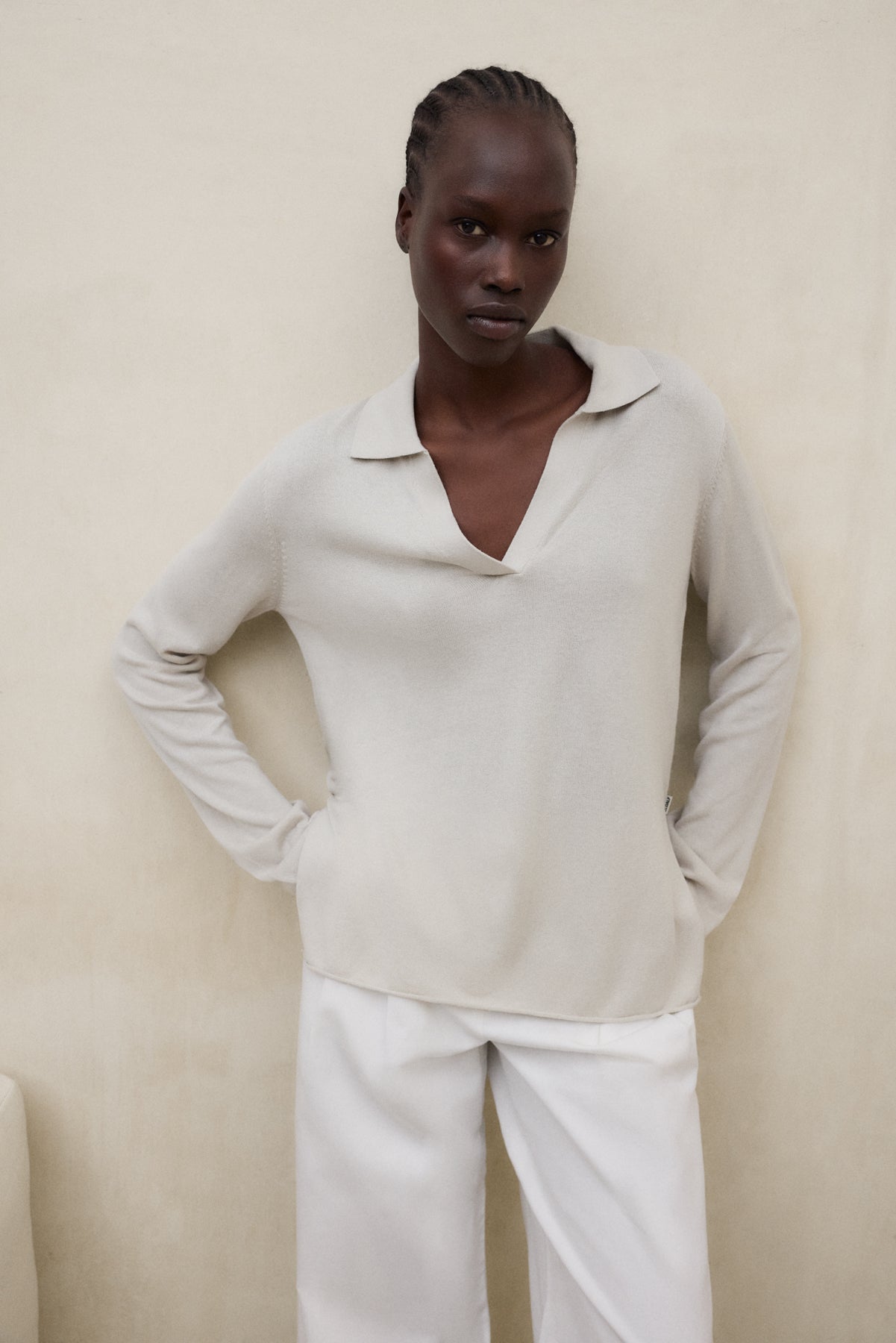 PULLOVER MIRTO BEIGE