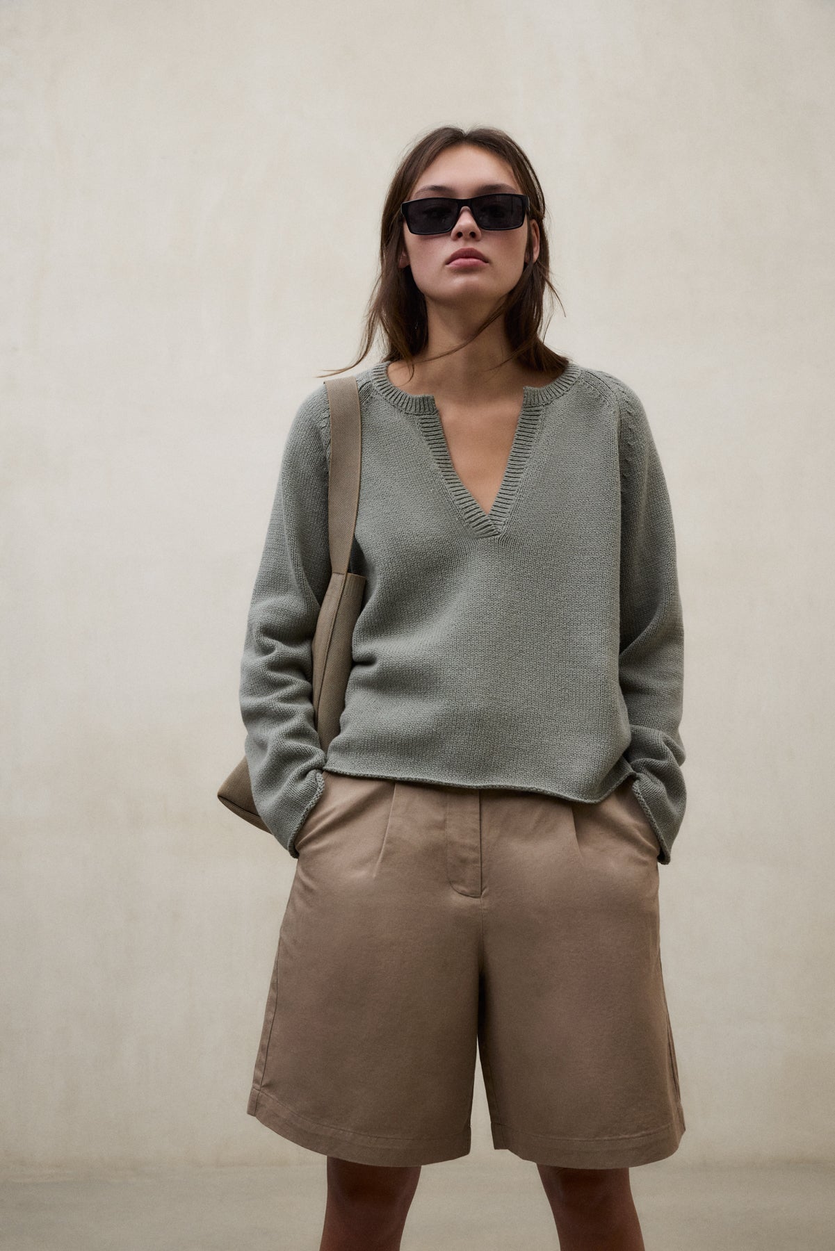 GREEN NOUR SWEATER