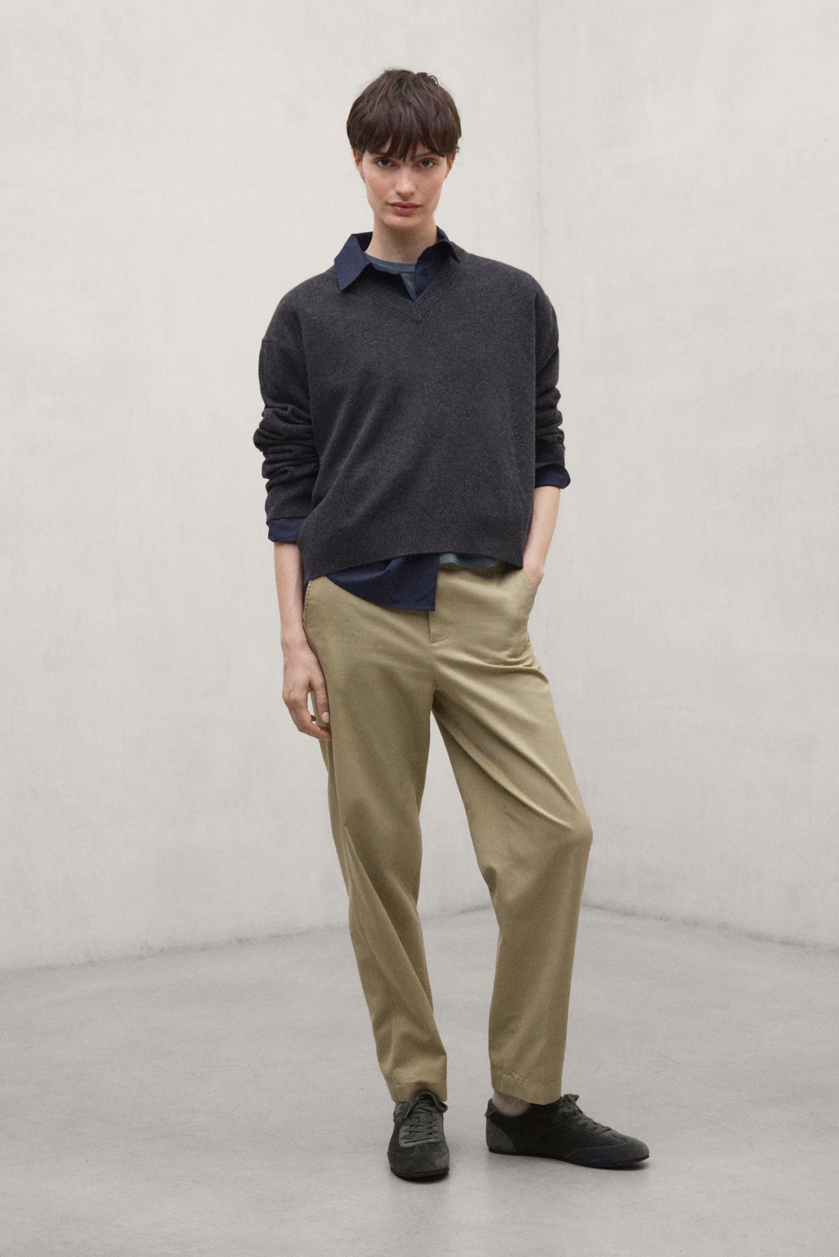 PANTALON COTON TECHNIQUE GALIA CAMEL