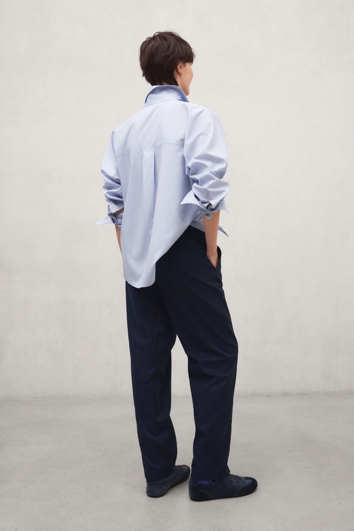 PANTALÓN ALGODÓN TÉCNICO GALIA AZUL MARINO