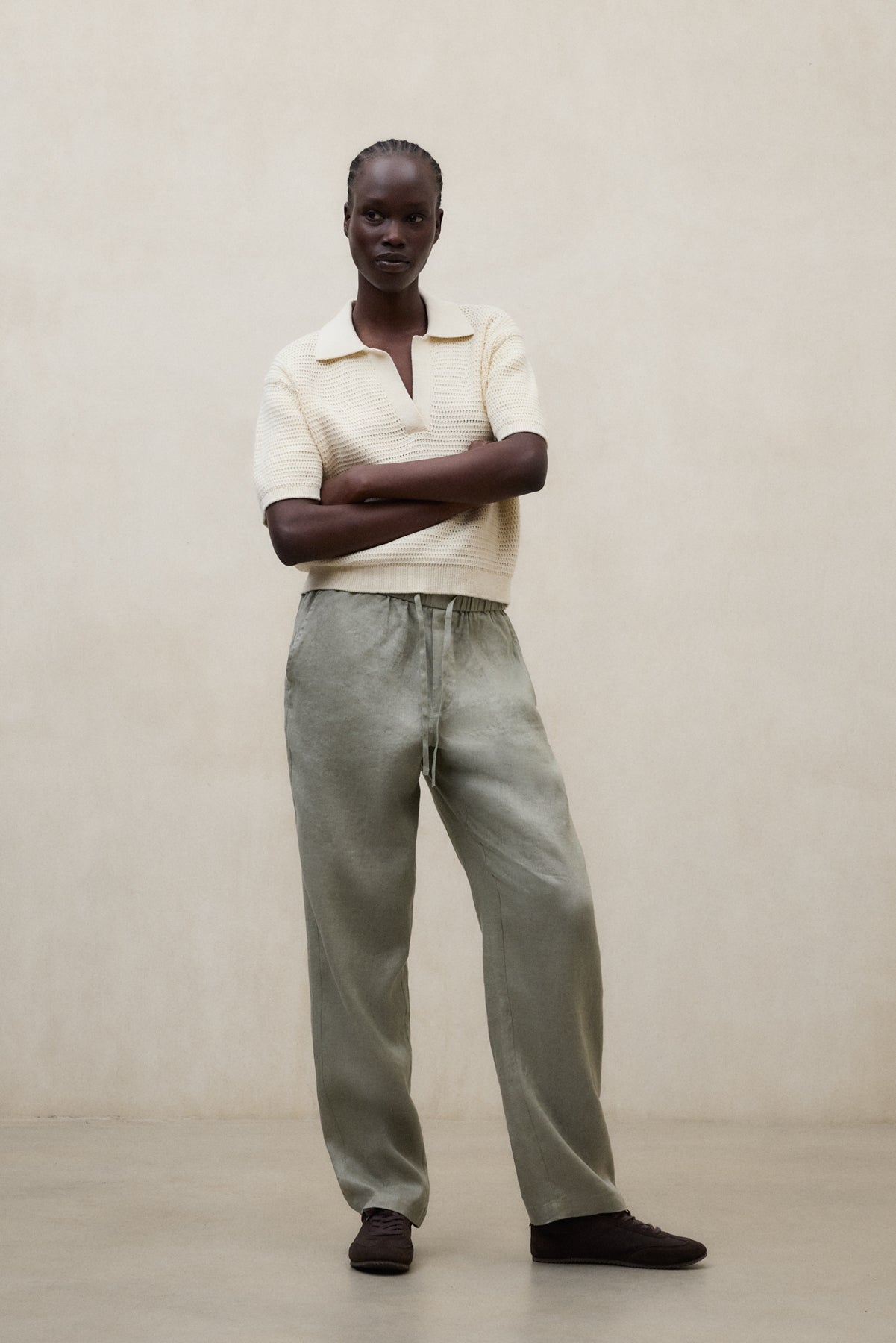 GREEN INDI TROUSERS