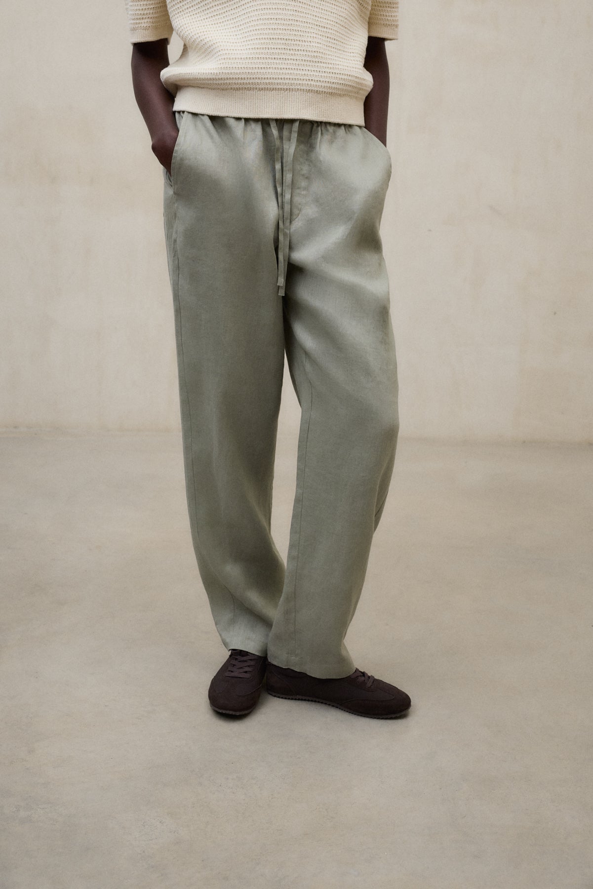 GREEN INDI TROUSERS
