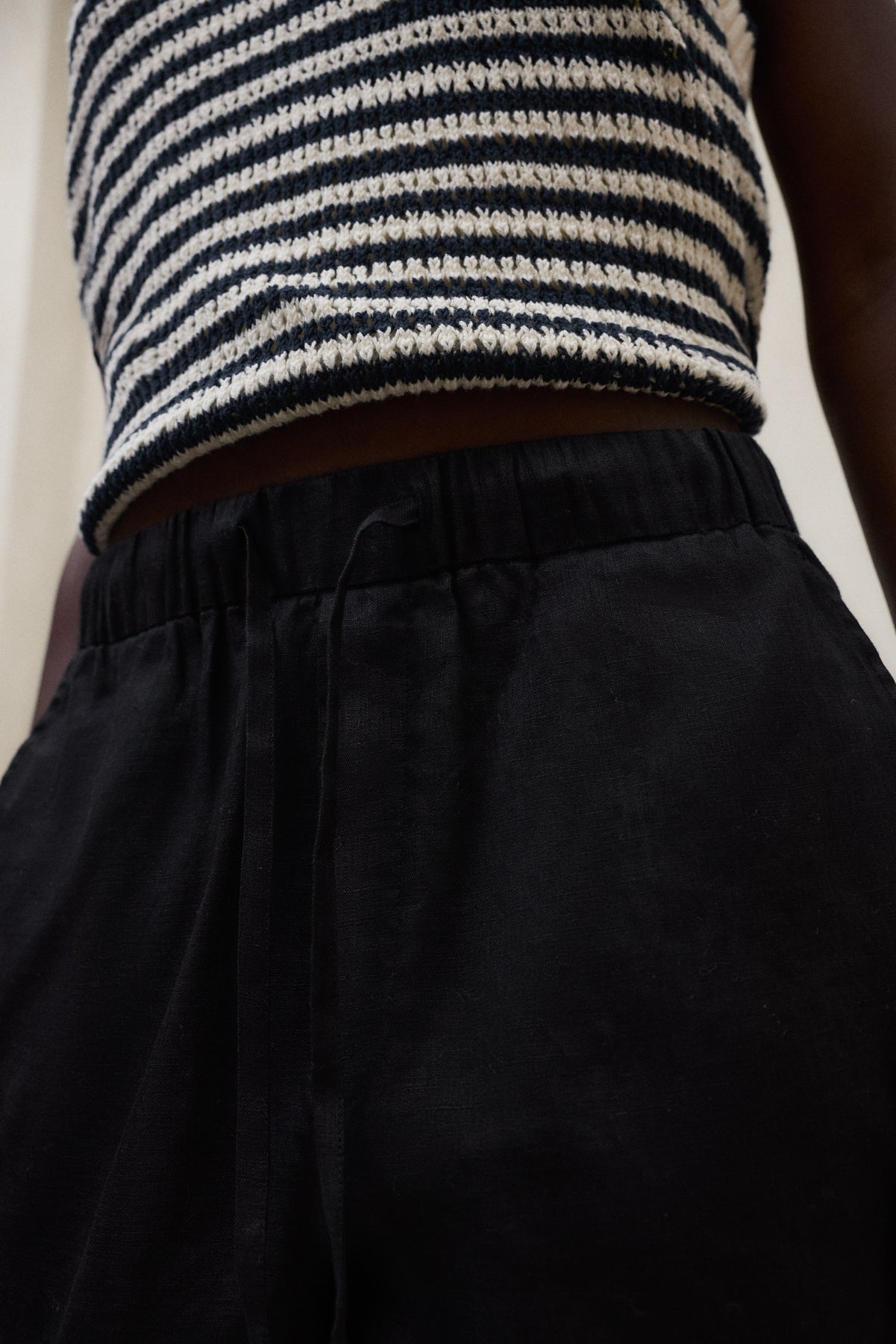 BLACK INDI TROUSERS