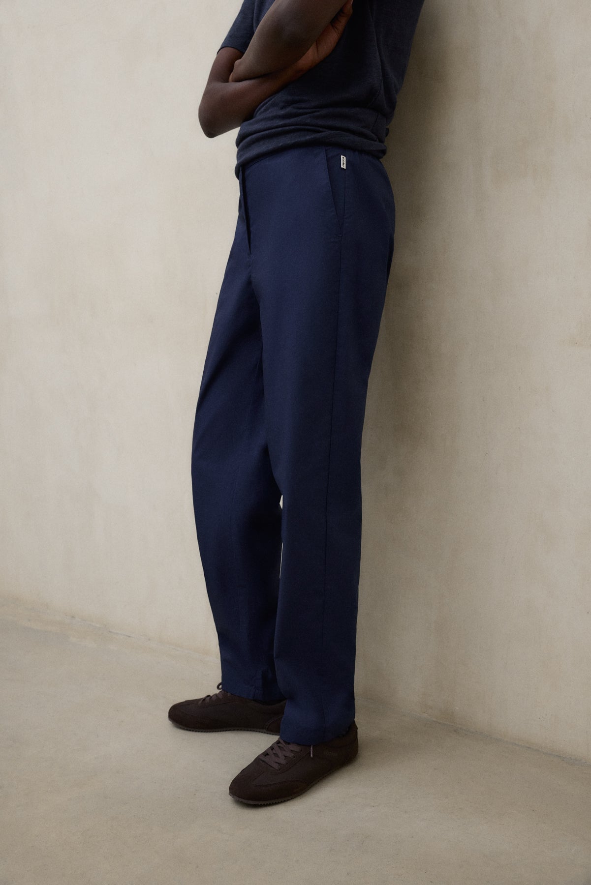 NAVY BLUE LAGA TROUSERS