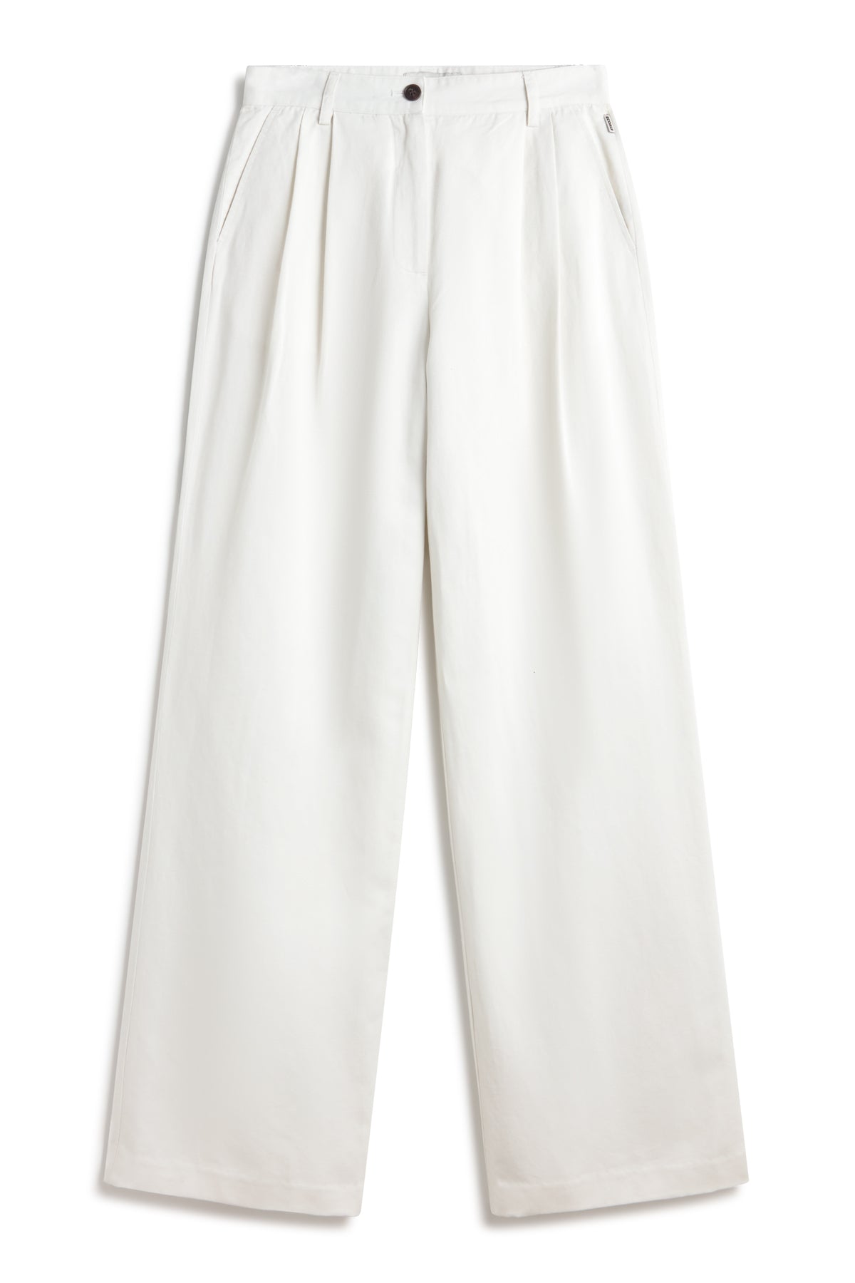 PANTALONES DE LINO MIEL BLANCO
