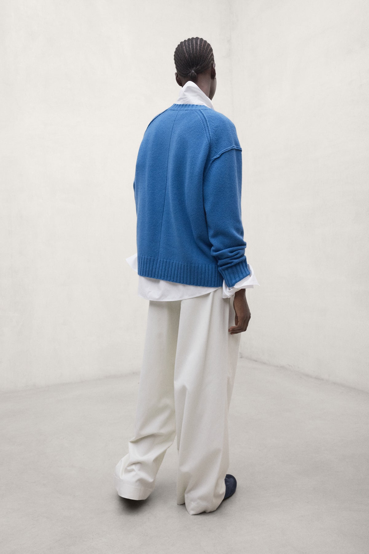 PANTALÓN ALGODÓN TÉCNICO MIEL BLANCO