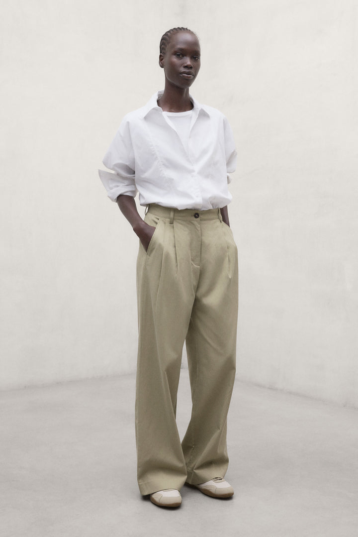 PANTALÓN ALGODÓN MIEL CAMEL