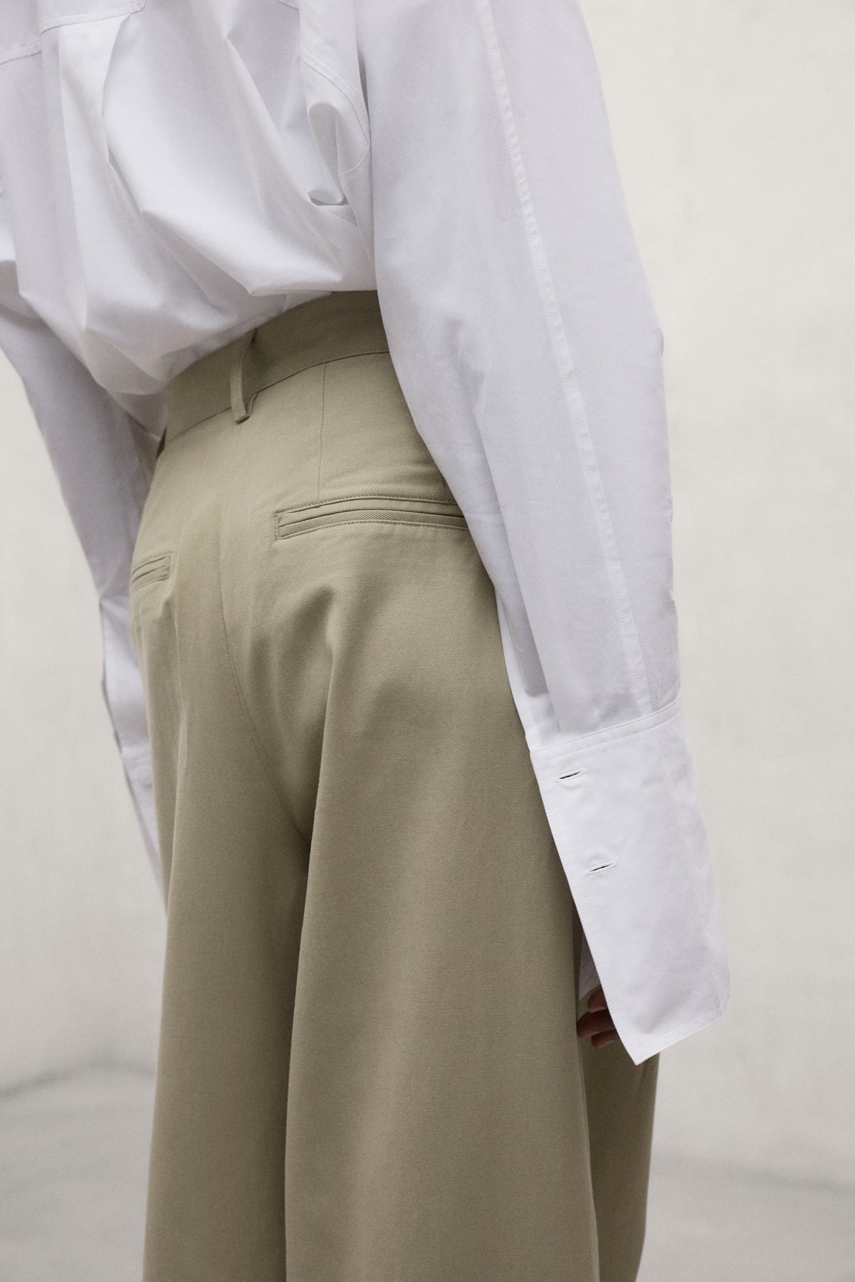 CAMEL COTTON MIEL TROUSERS