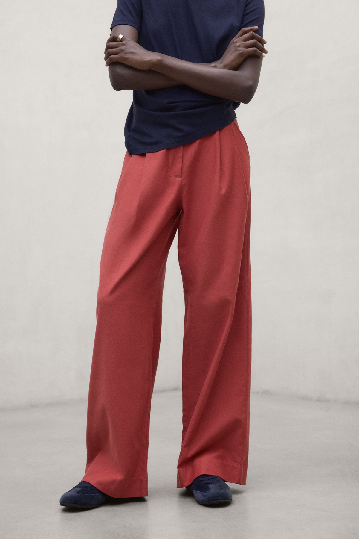 PANTALON COTON TECHNIQUE MIEL ORANGE