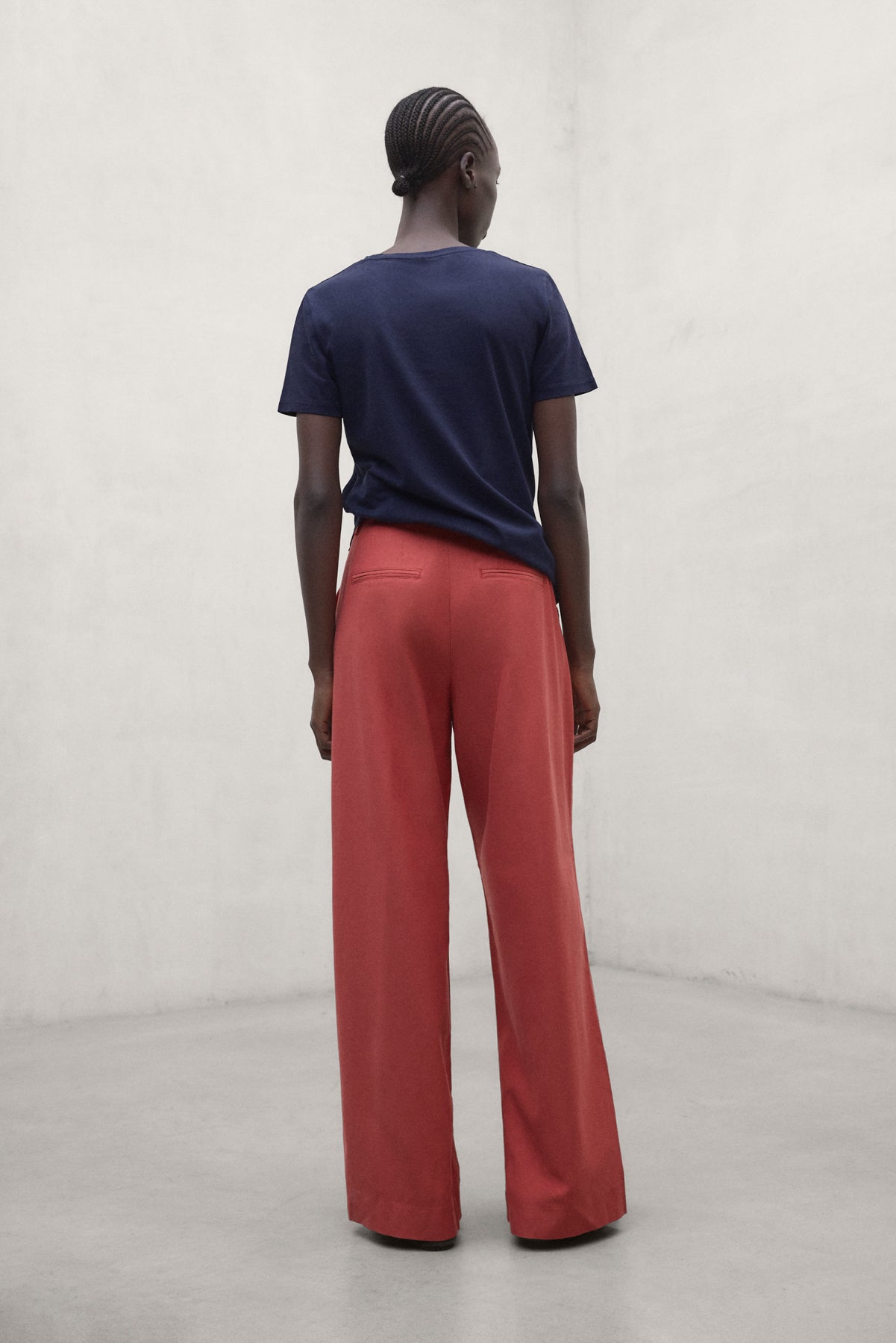 PANTALON COTON TECHNIQUE MIEL ORANGE