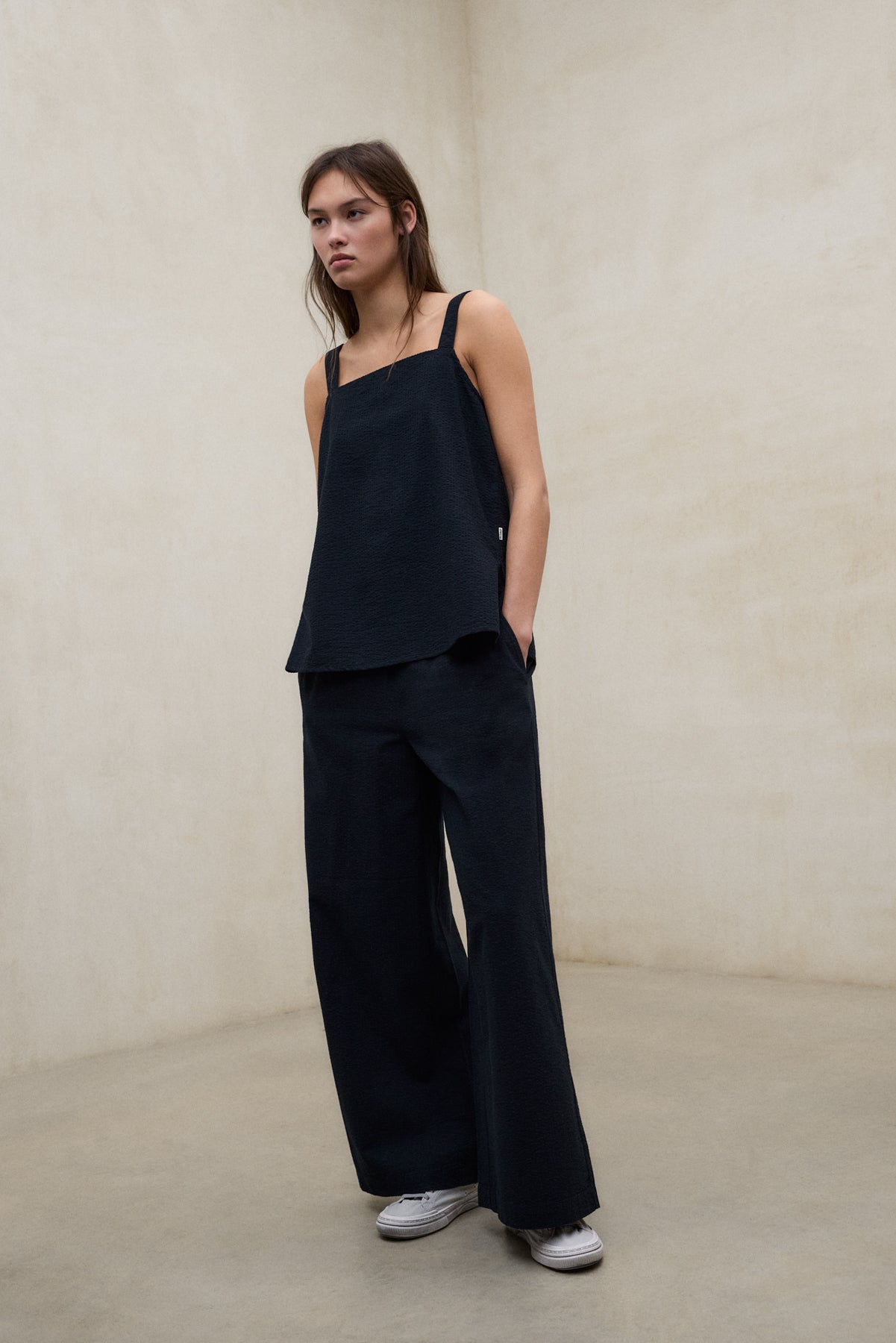 HOSE MOSS MARINEBLAU