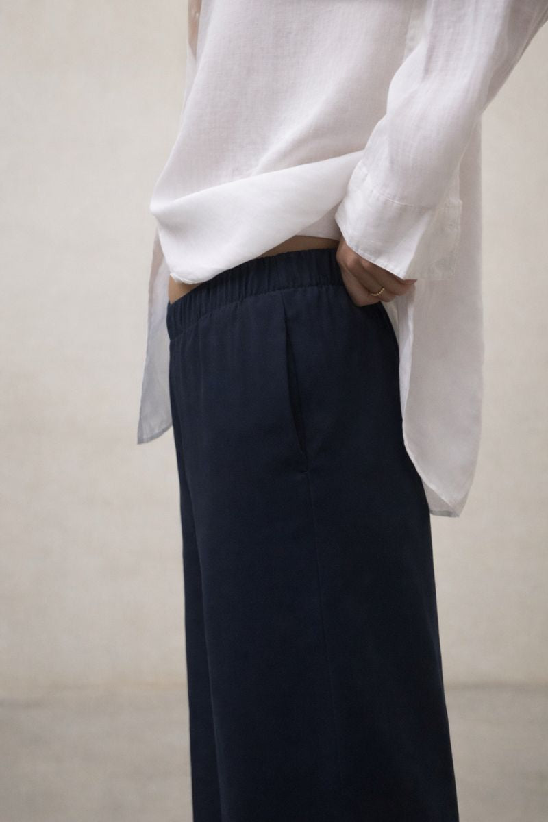 HOSE MOSS MARINEBLAU