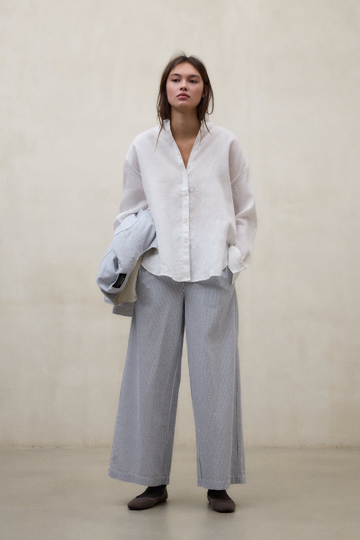 PANTALONI MOSS BLU E BIANCHI