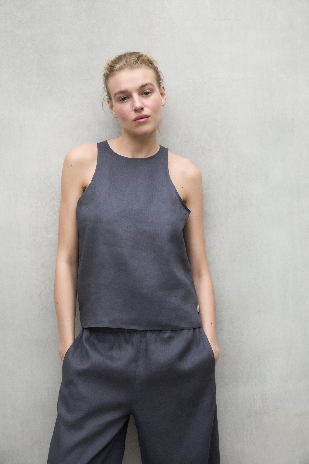 PANTALON MOSSI GRIS OSCURO