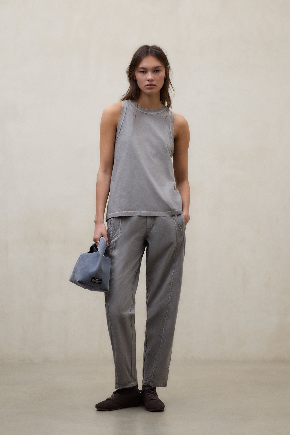 PANTALON RIPOLL GRIS FONCÉ