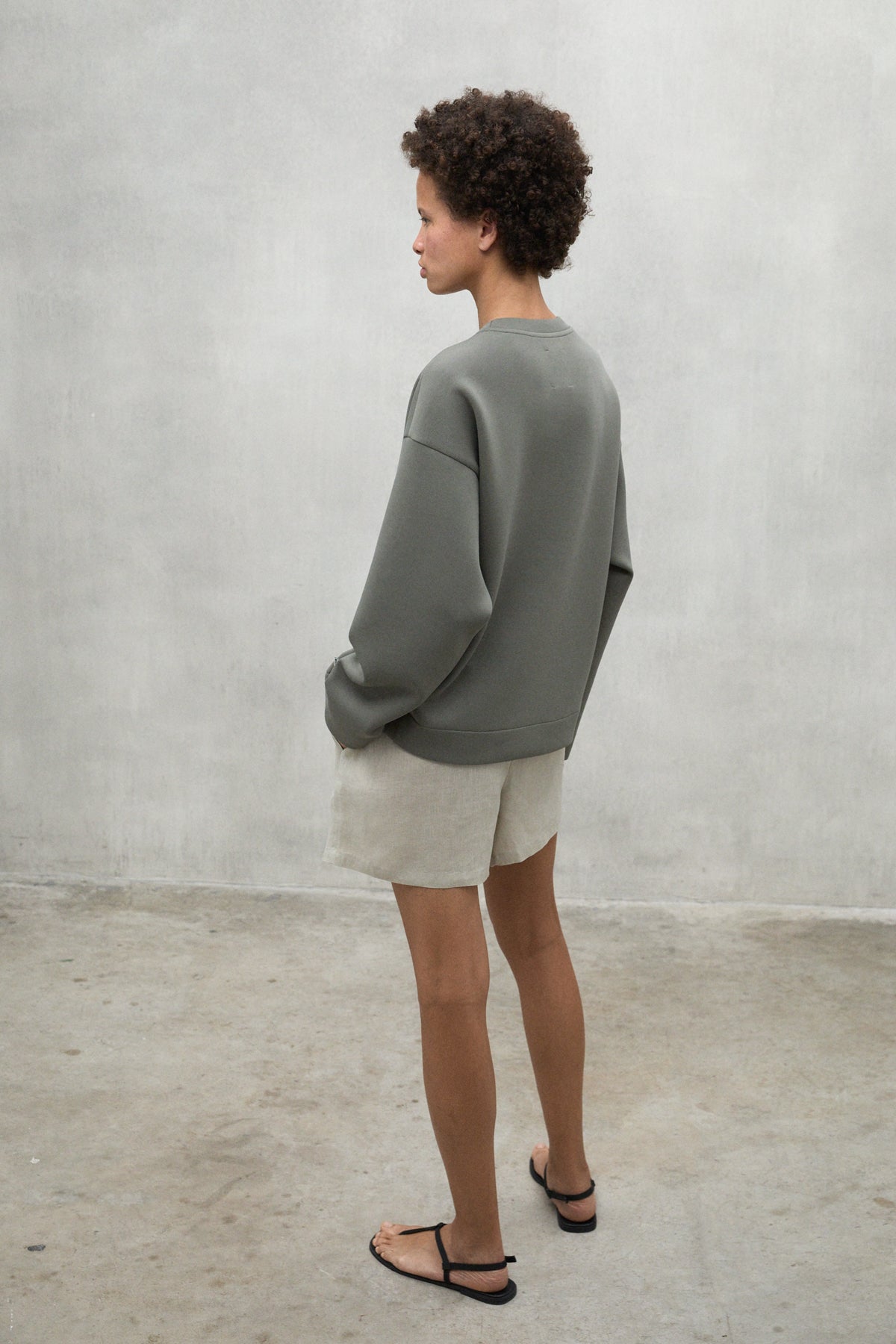LEINEN-SHORTS YERA BEIGE