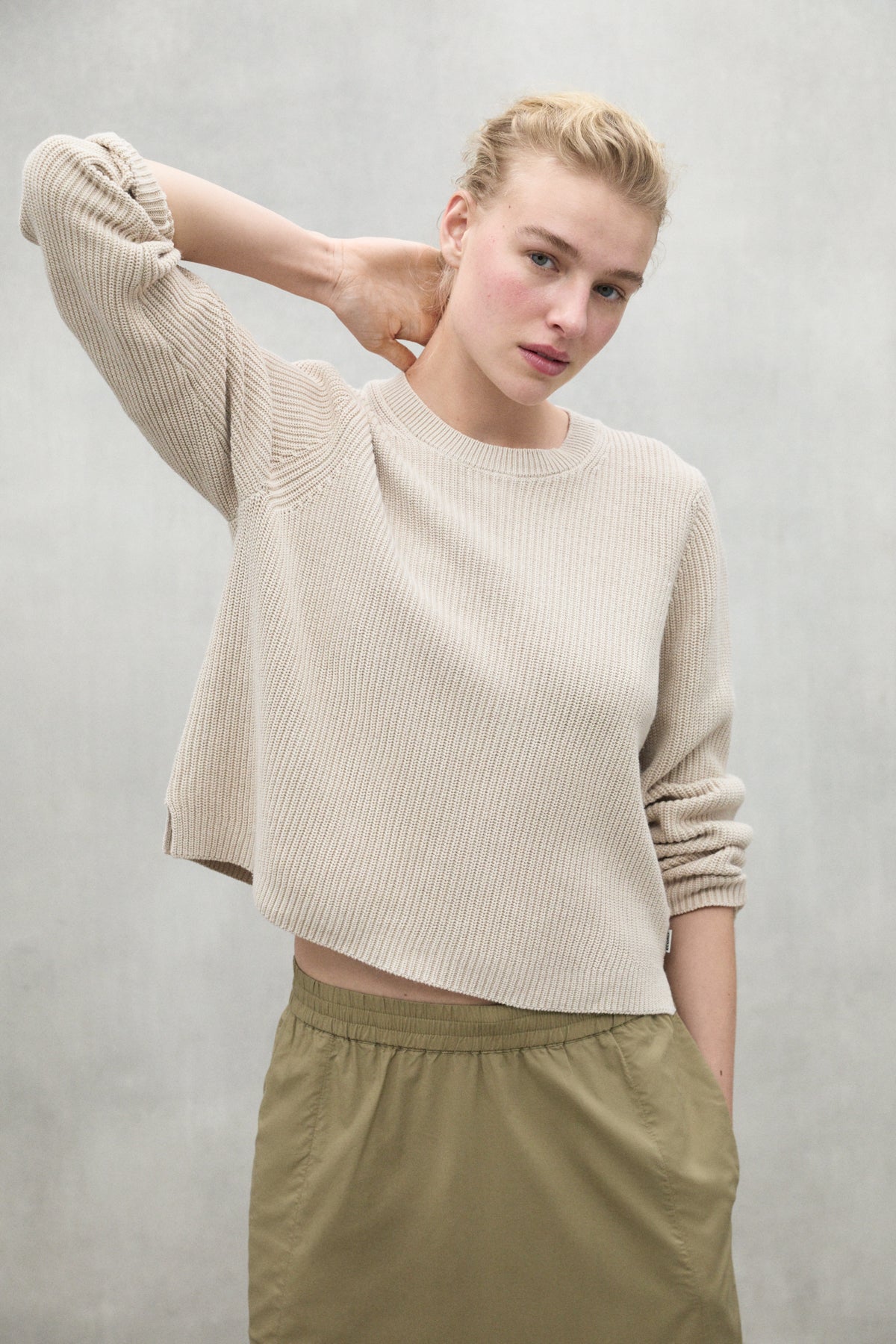 FALDA INES KHAKI