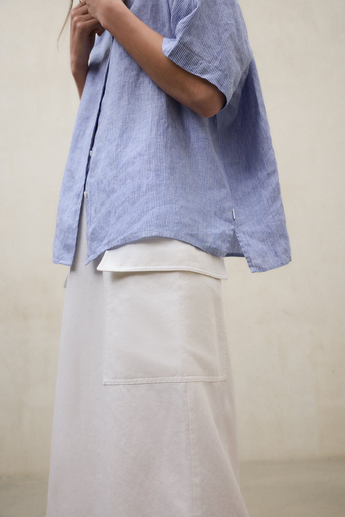 WHITE JOY SKIRT