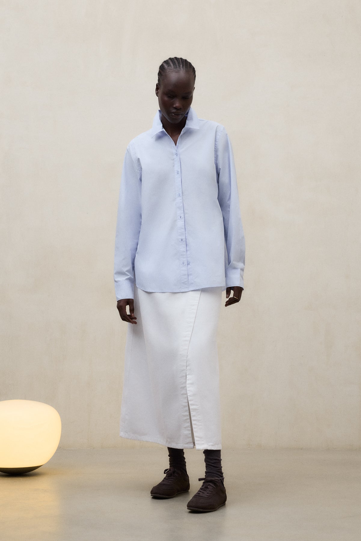 HEMD ALFREDA HELLBLAU