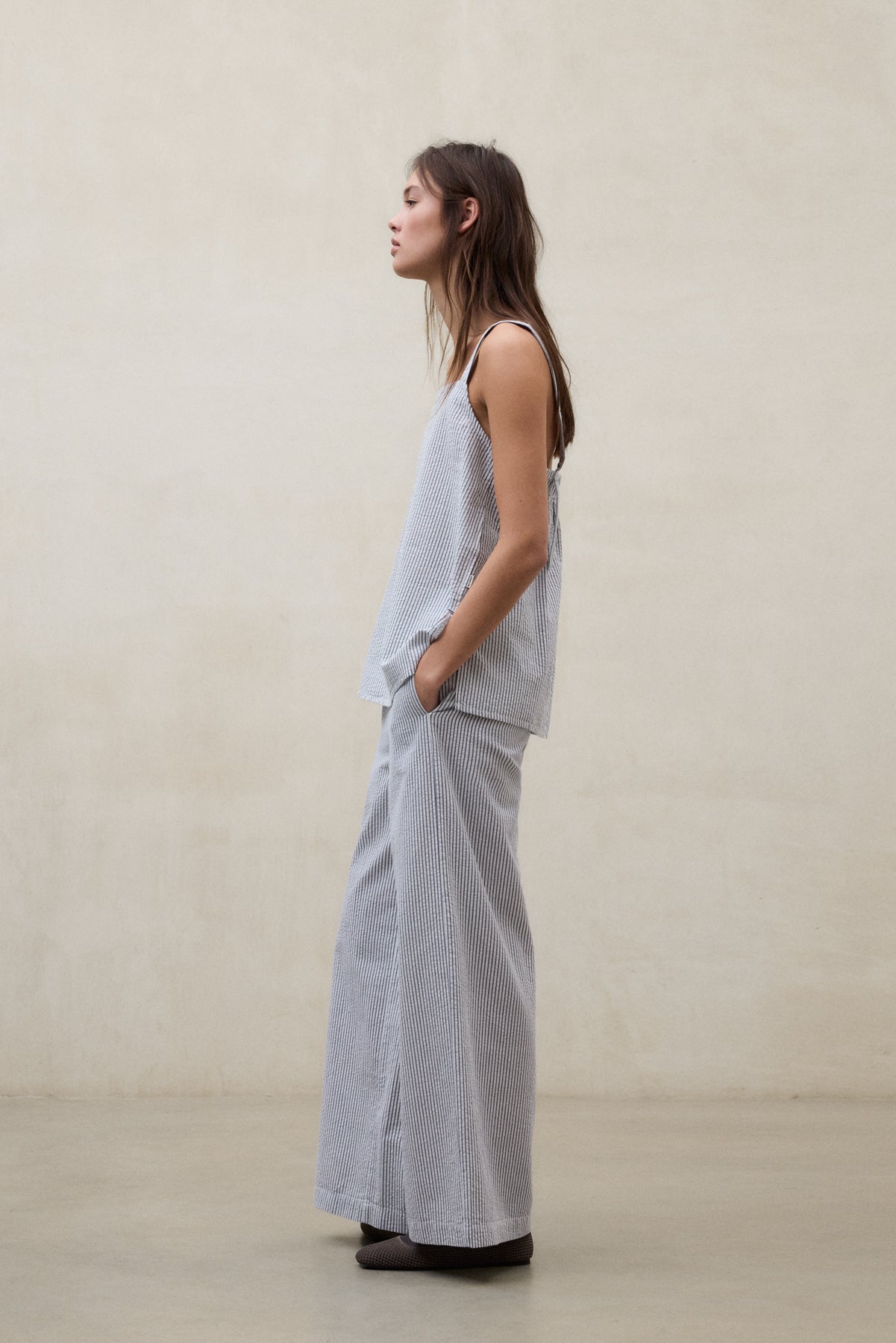 CHEMISE ARIA BLEUE ET BLANCHE