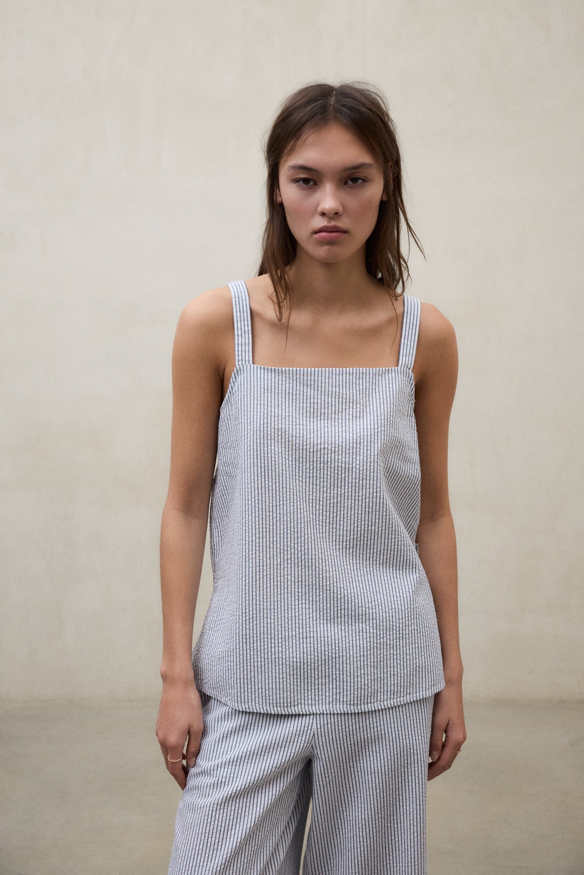 CHEMISE ARIA BLEUE ET BLANCHE
