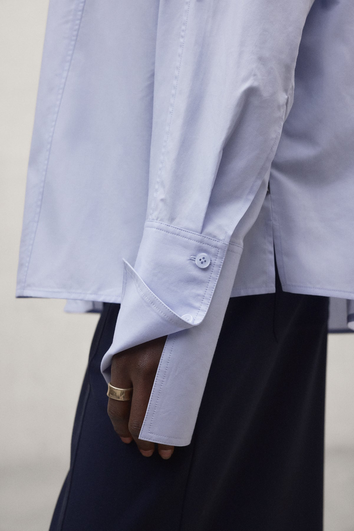 CAMICIA CRESPO BLU