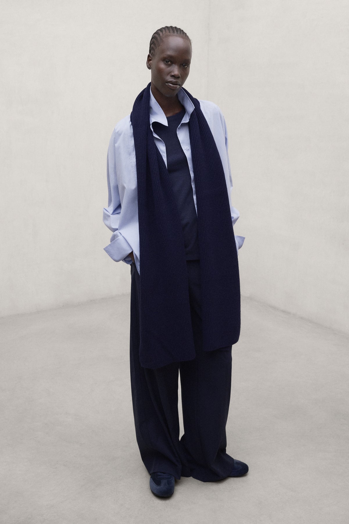 CAMICIA CRESPO BLU