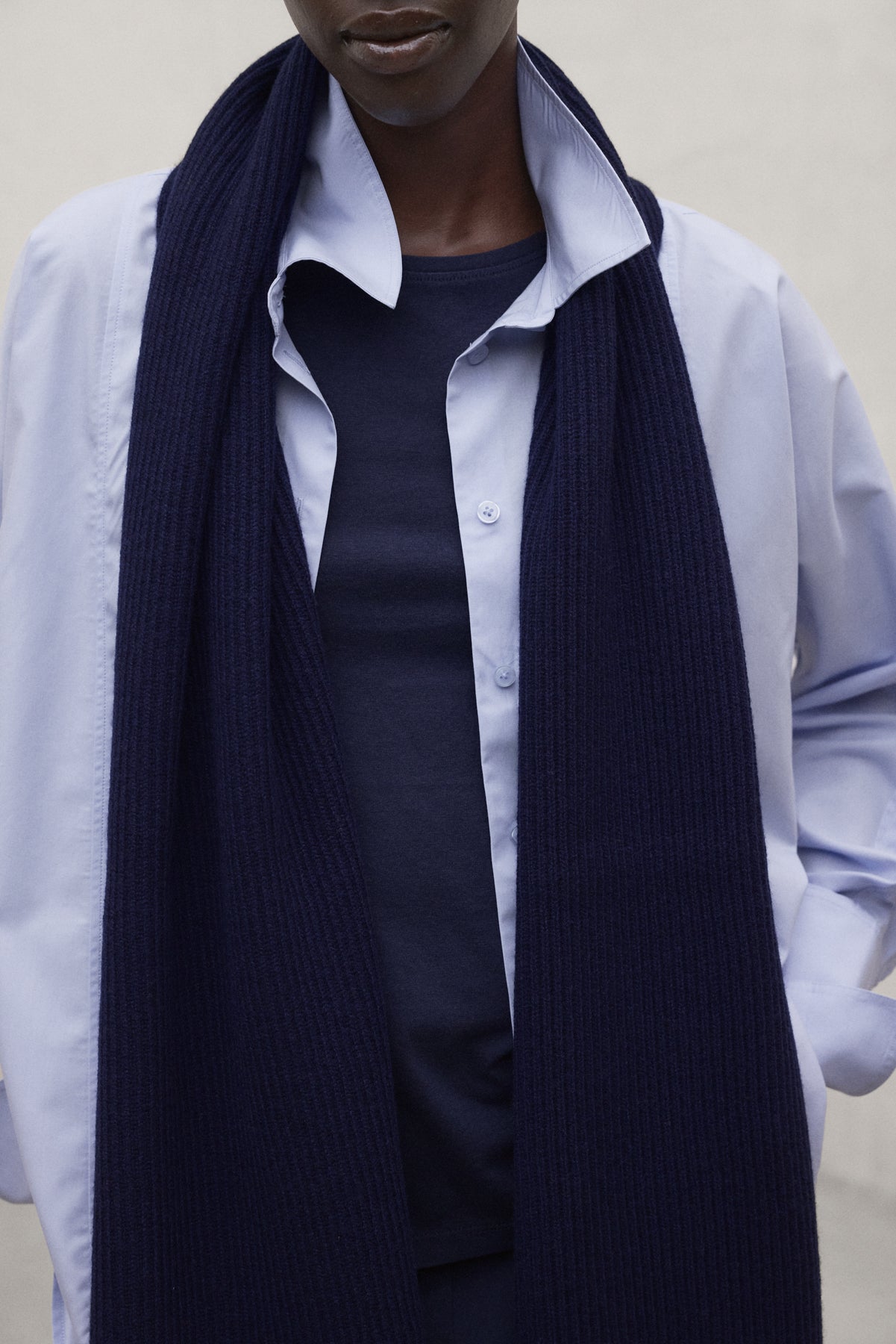 CAMICIA CRESPO BLU