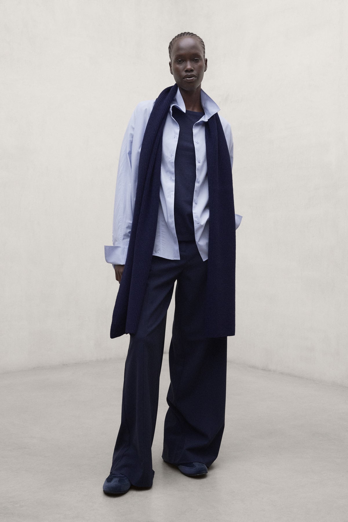 CAMICIA CRESPO BLU