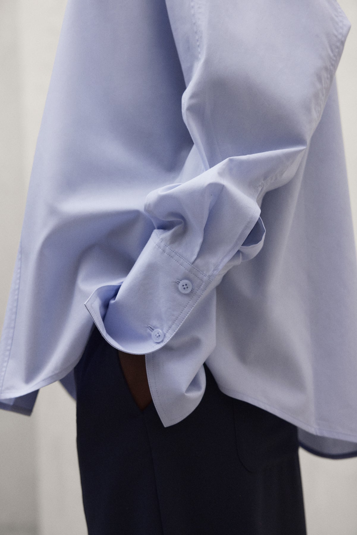 CAMICIA CRESPO BLU