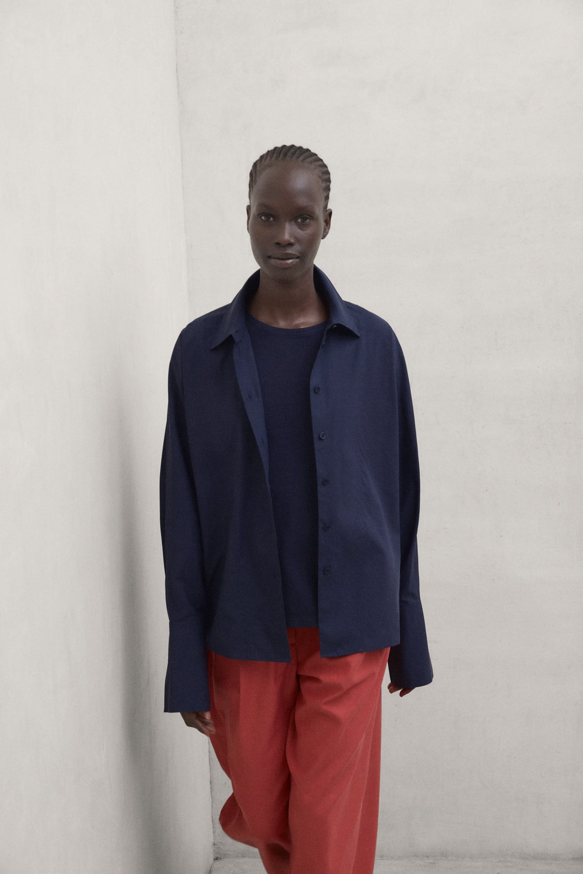 CHEMISE CRESPO BLEU MARINE