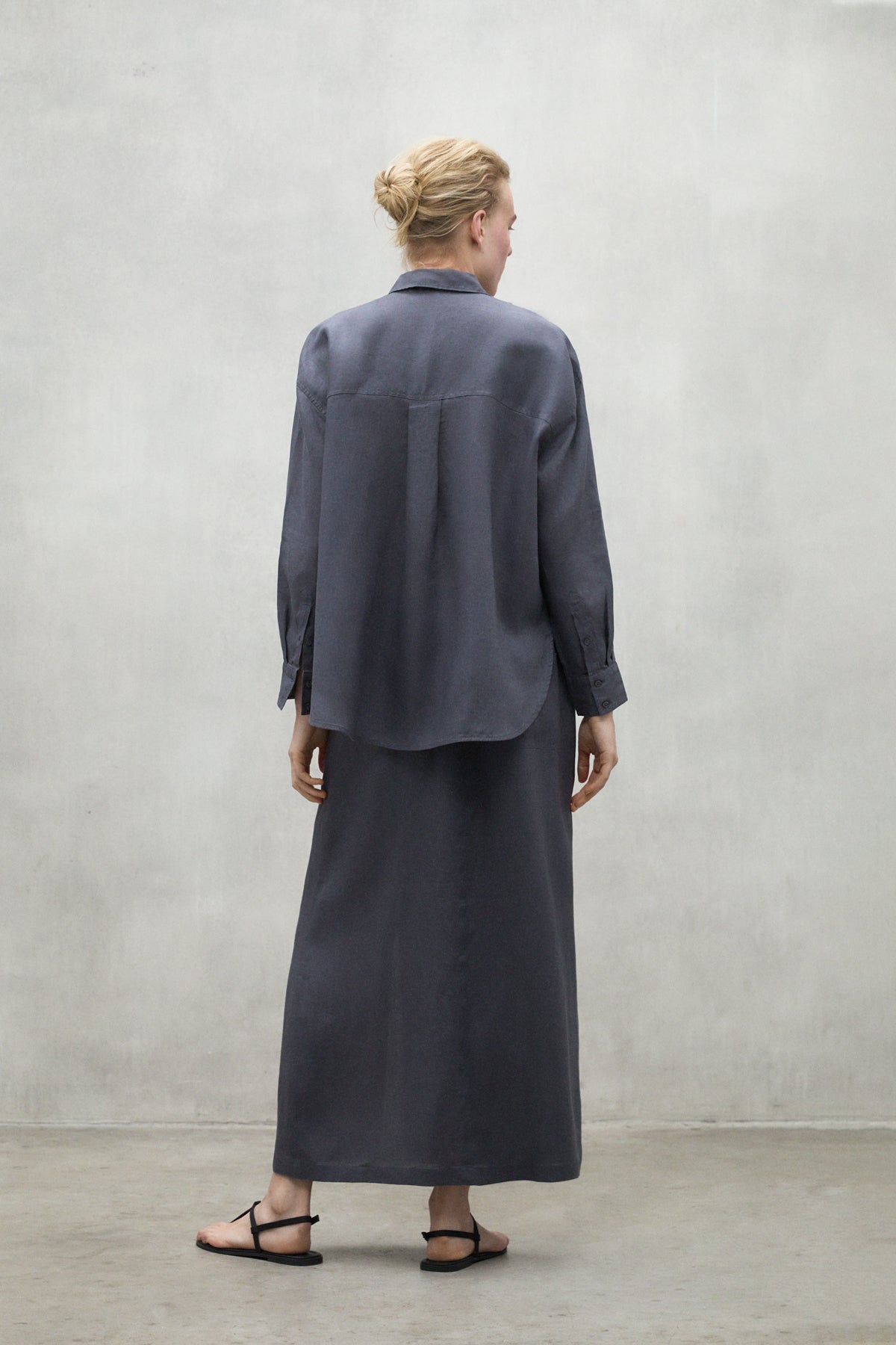 CHEMISE DARIA GRIS FONCÉ