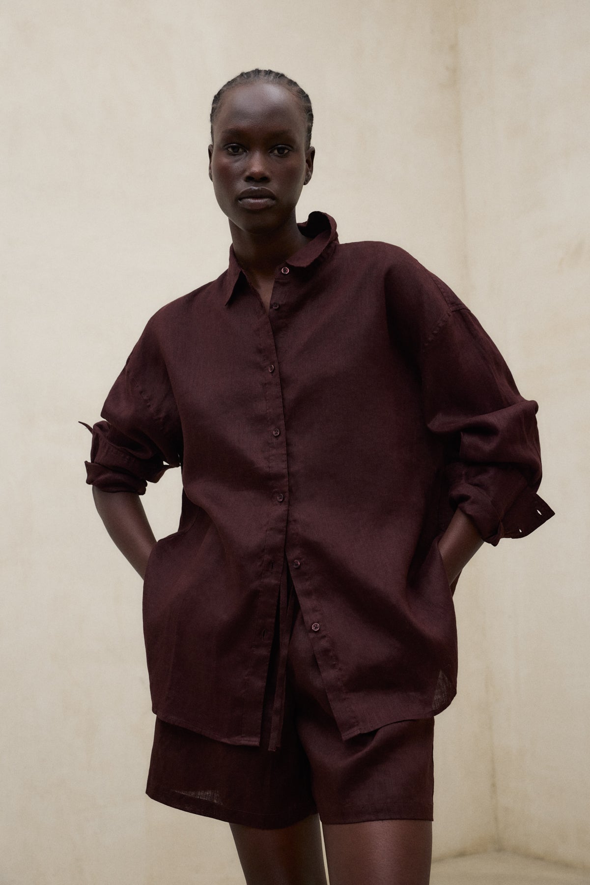 CAMICIA DARIA MARRONE