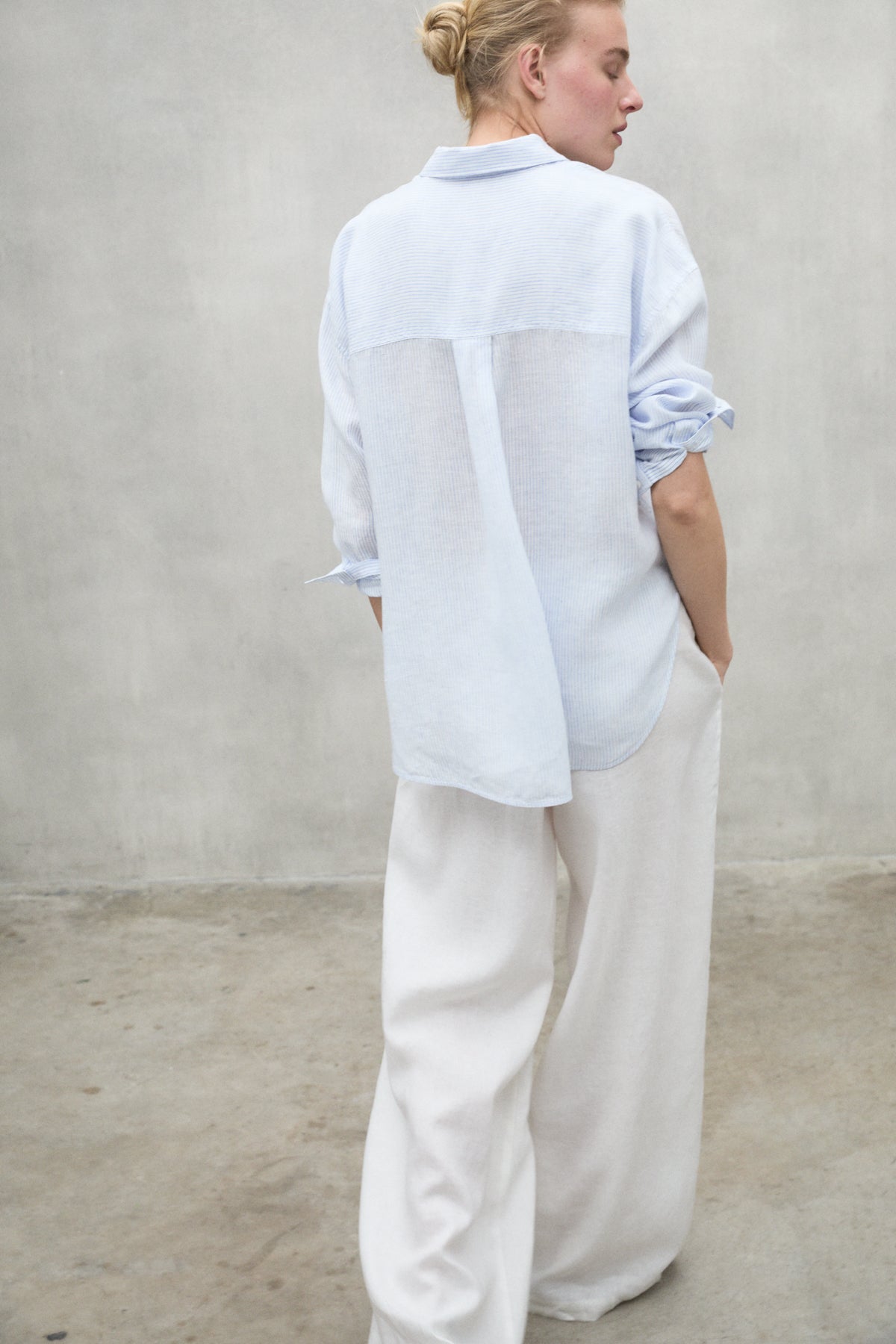 CHEMISE EN LIN À RAYURES DARIA